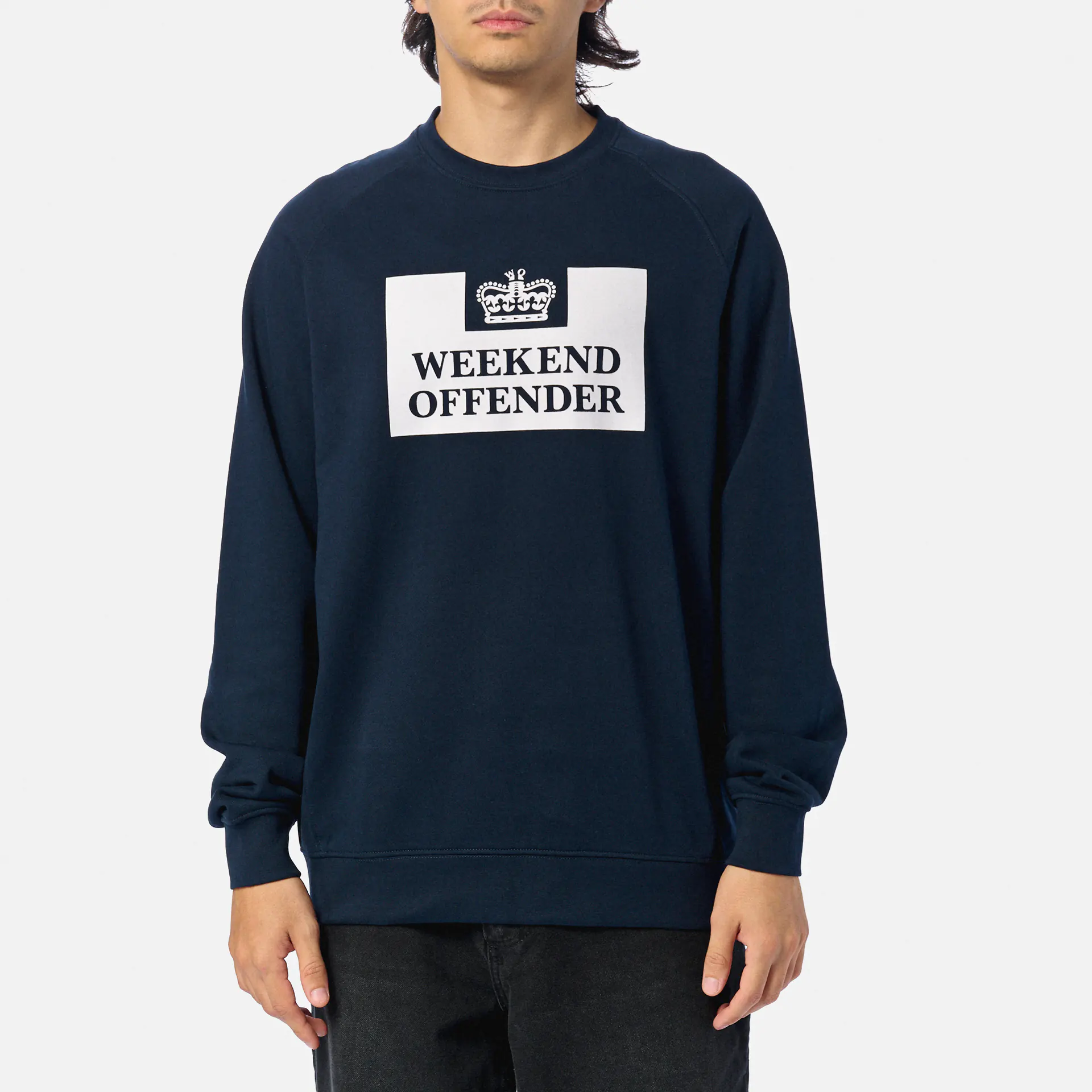 Weekend Offender Penitentiary Classic Sweatshirt Navy