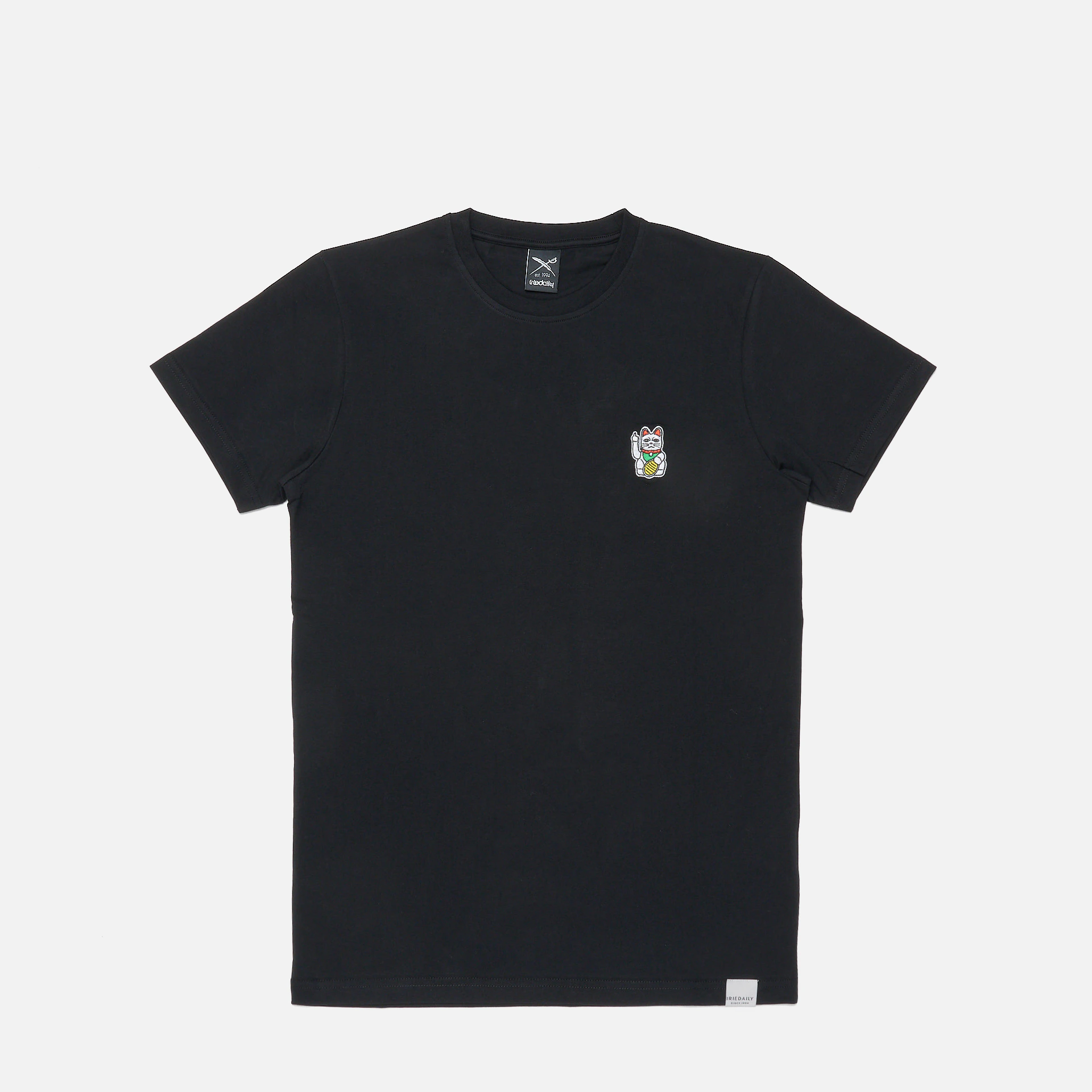Iriedaily Bye Bye Embroidered T-Shirt Black