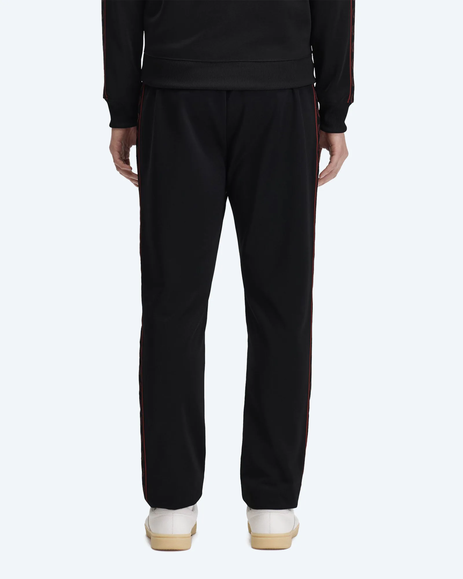Contrast Tape Track Pant Black