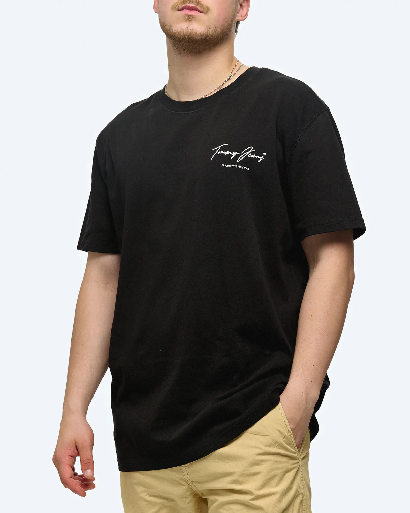 Tommy Jeans Regular Vintage DNA T-Shirt Black Tommy Jeans Regular Vintage DNA T-Shirt Black