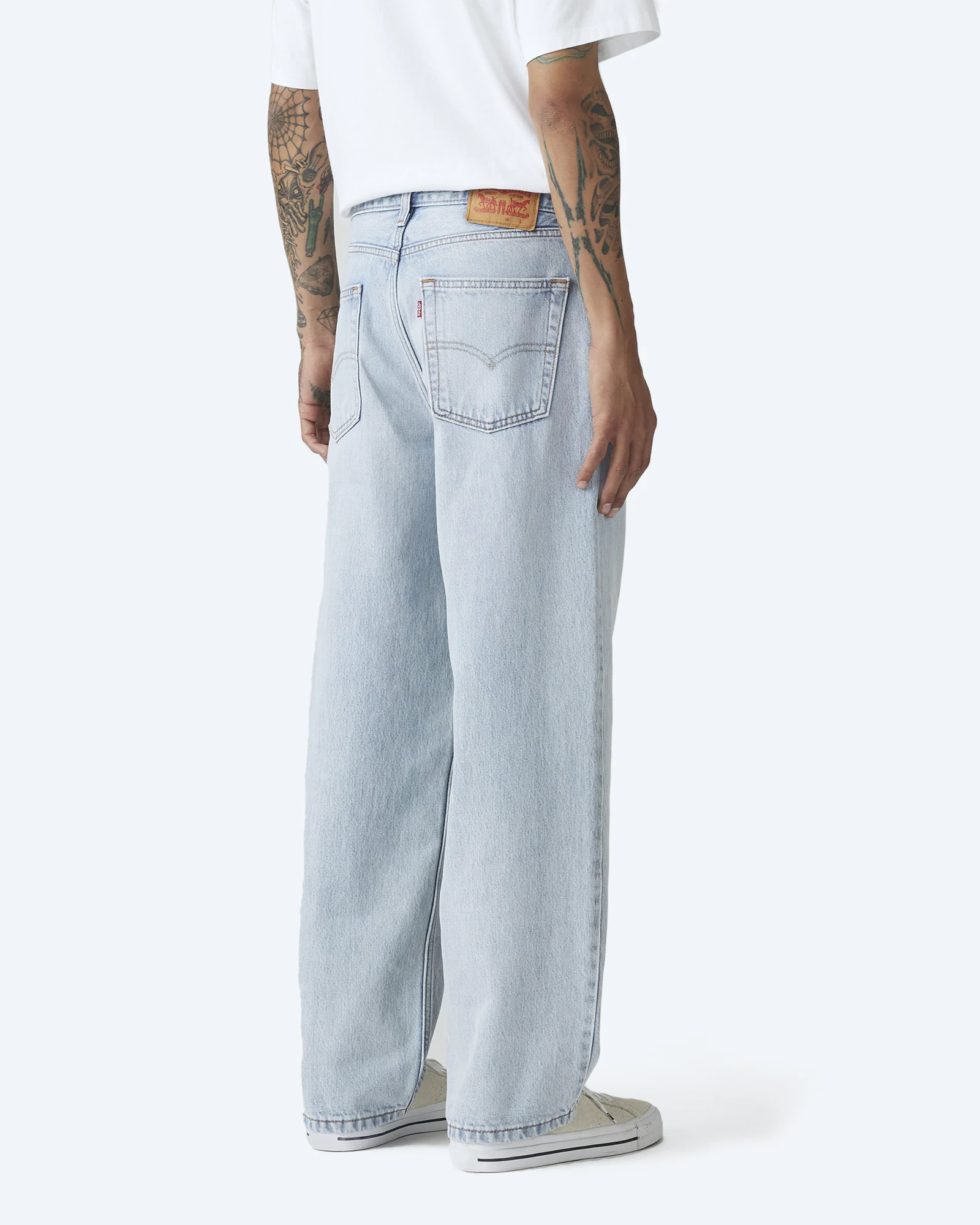 578 Baggy Med Indigo Worn In Jeans Bag Secured