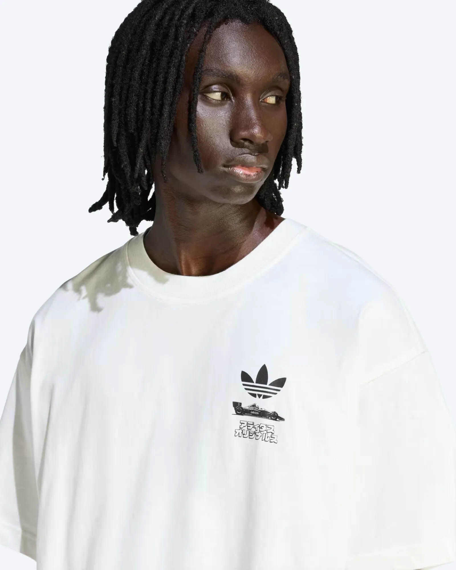 adidas Originals Japanese Racing Mange Graphic T-Shirt Offwhite