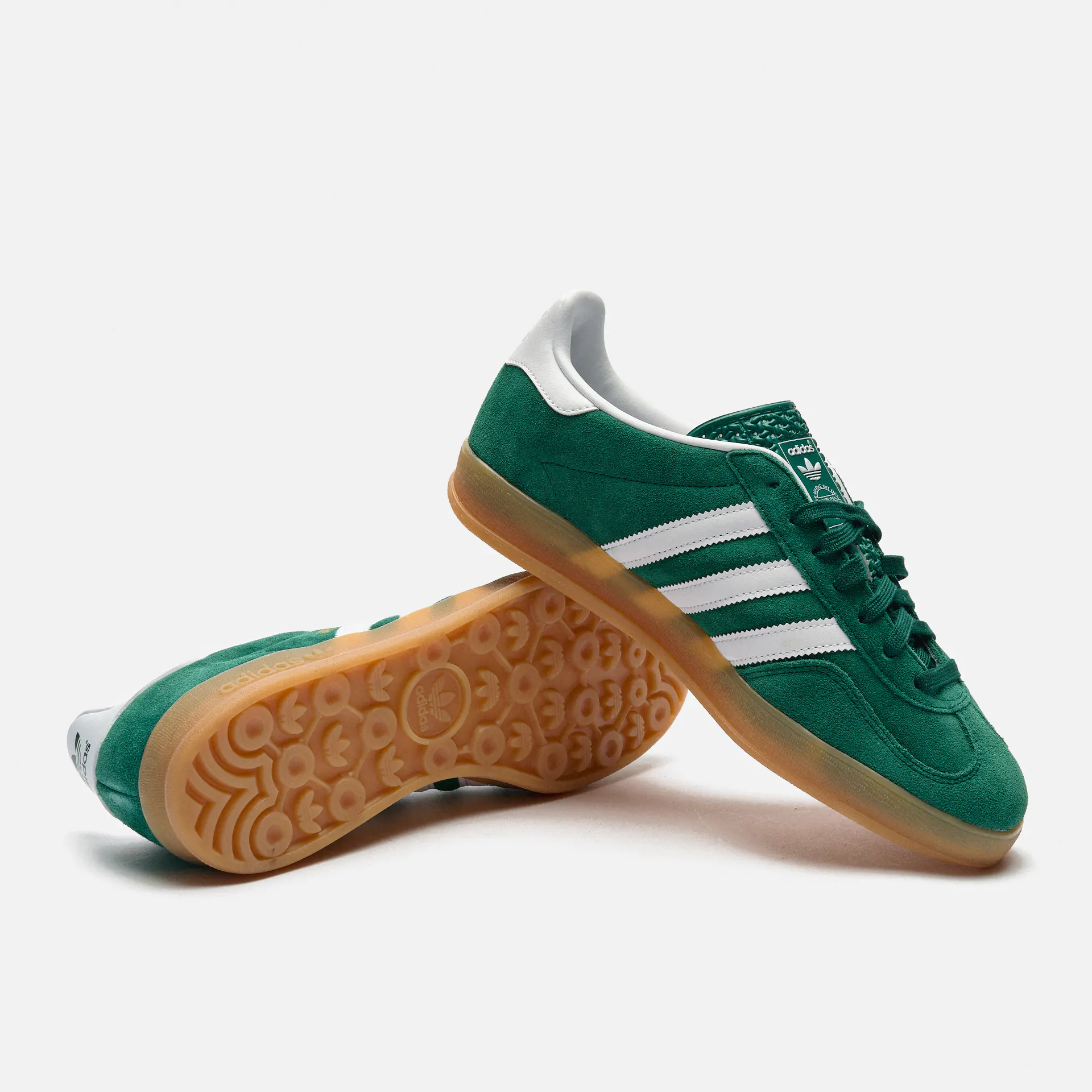 adidas Originals Gazelle Indoor Sneaker Collegiate Green/Footwear White/Gum adidas Originals Gazelle Indoor Sneaker Collegiate Green/Footwear White/Gum