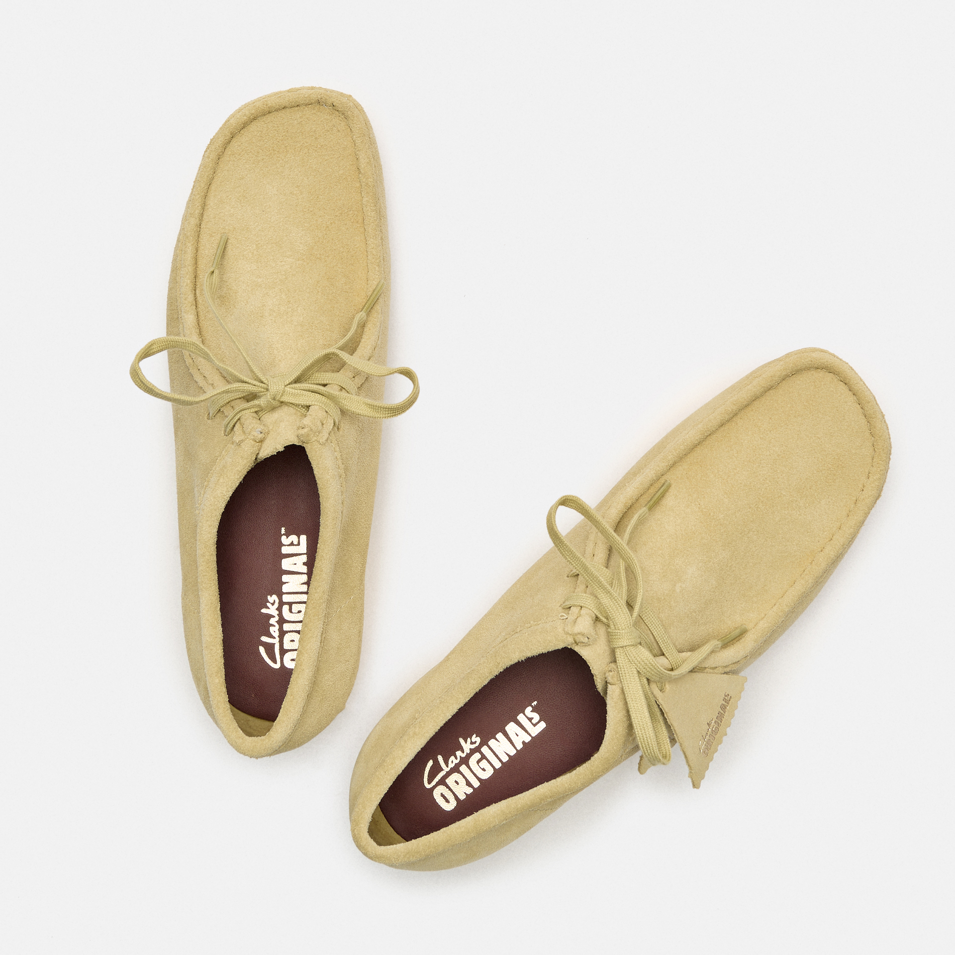 Clarks Men's Wallabee Suede Shoes Maple
