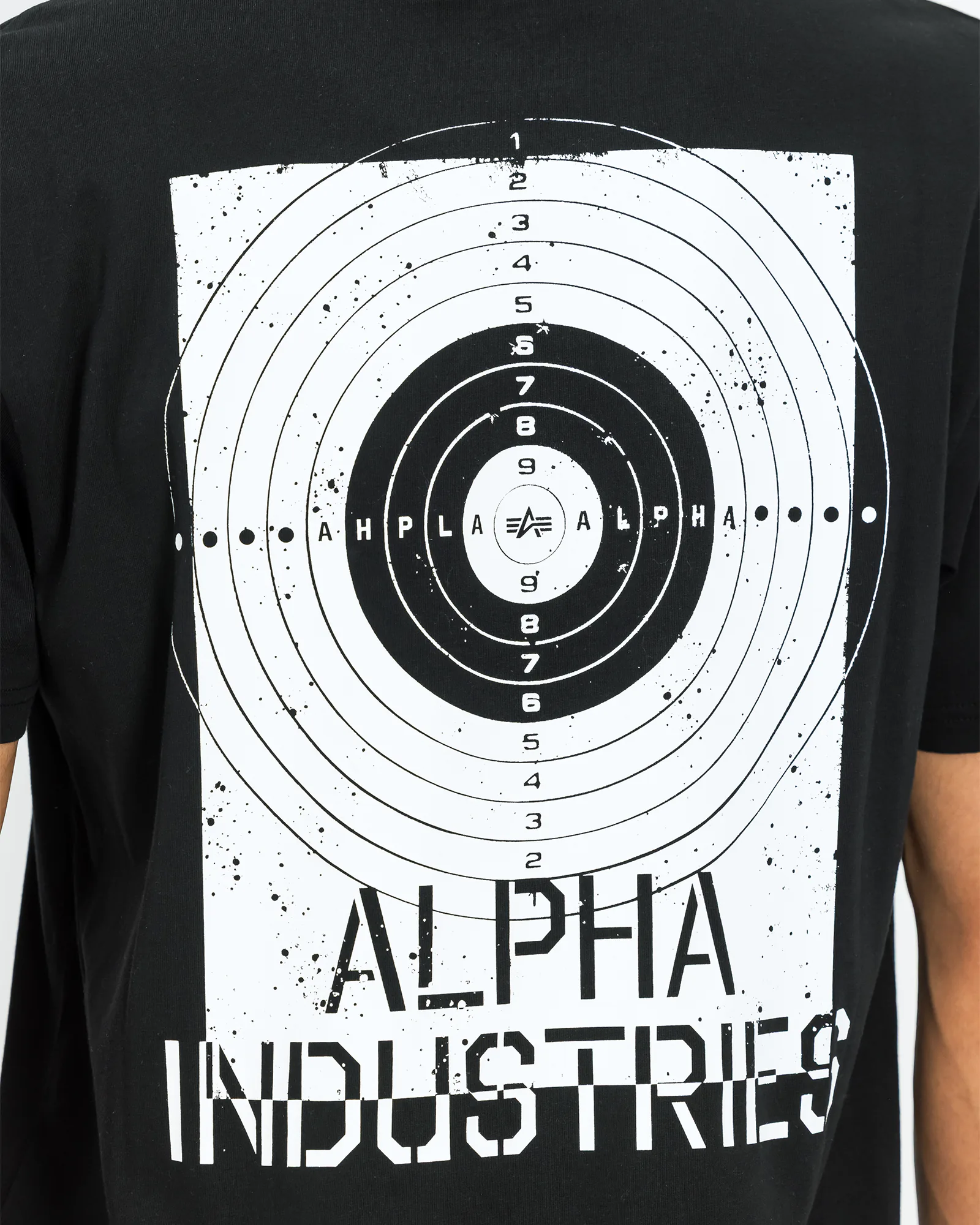 Target Backprint T-Shirt Black