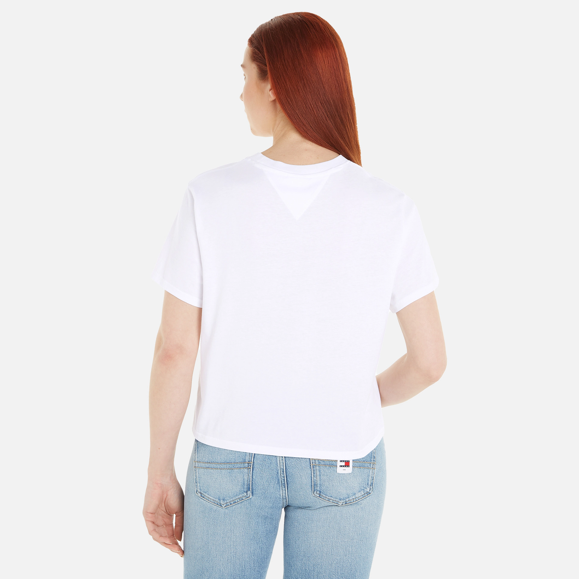 Tommy Jeans Boxy Graphic Flag T-Shirt White