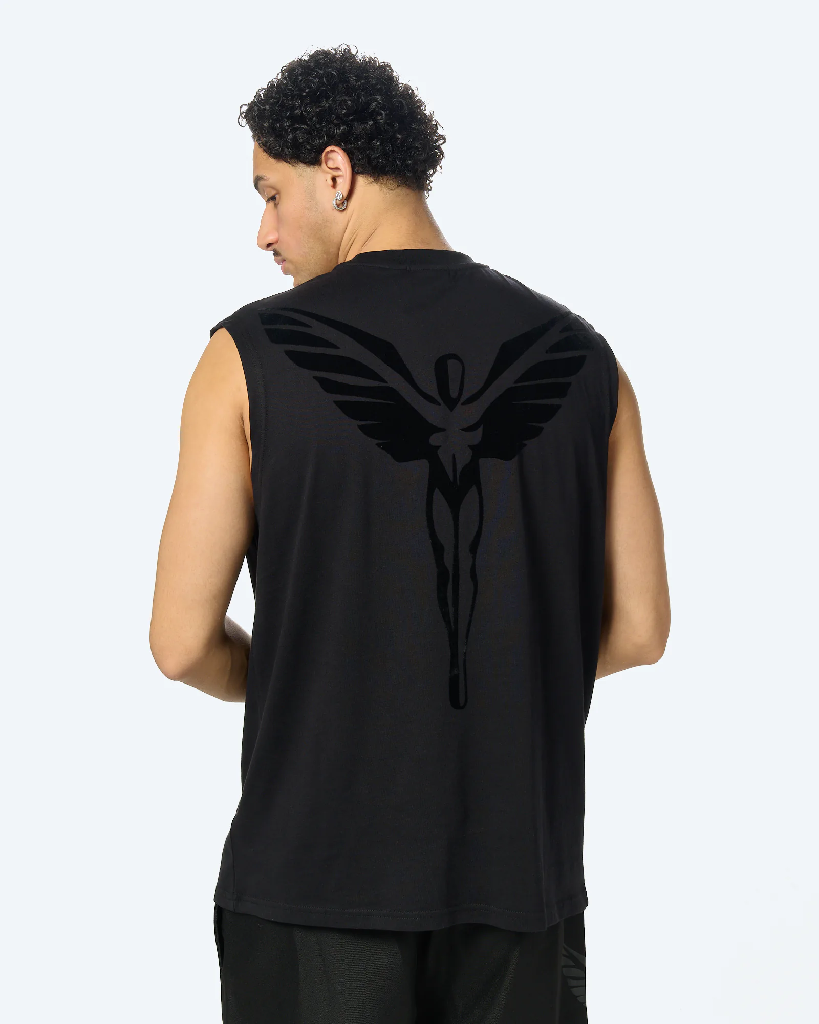 Colucci Backprint Muscle Shirt Black