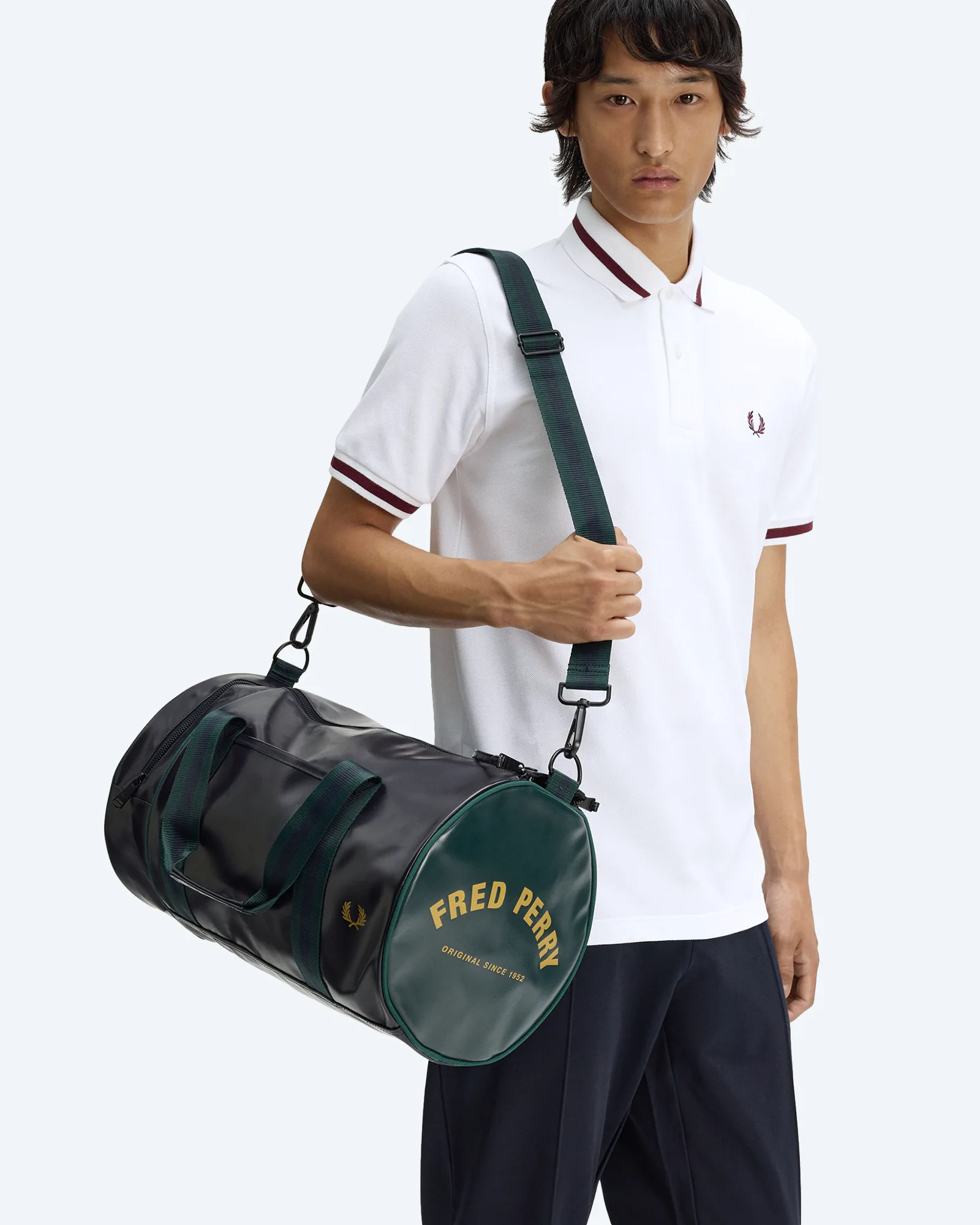 Classic Barrel Bag Navy/Grassroots