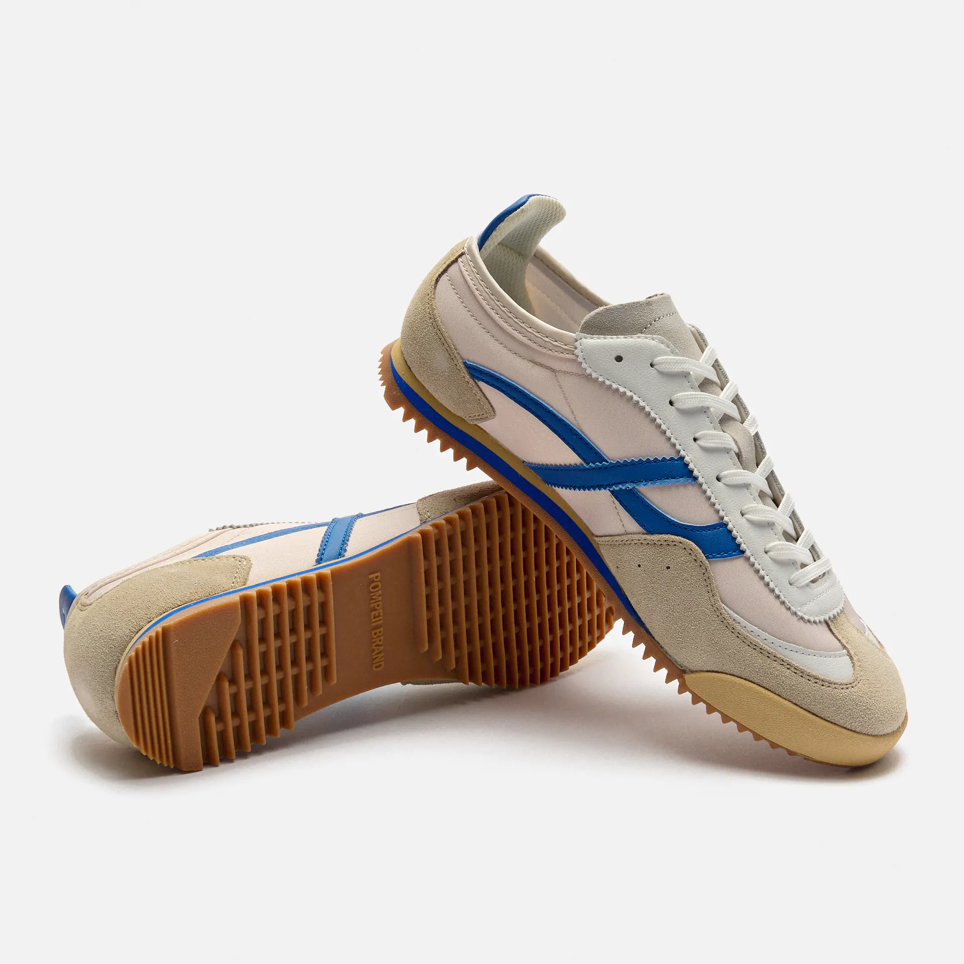 POMPEII Kite Nylon Sneaker Off White/Blue