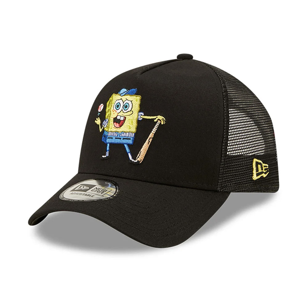 New Era Spongebob 9Forty Trucker Cap Black