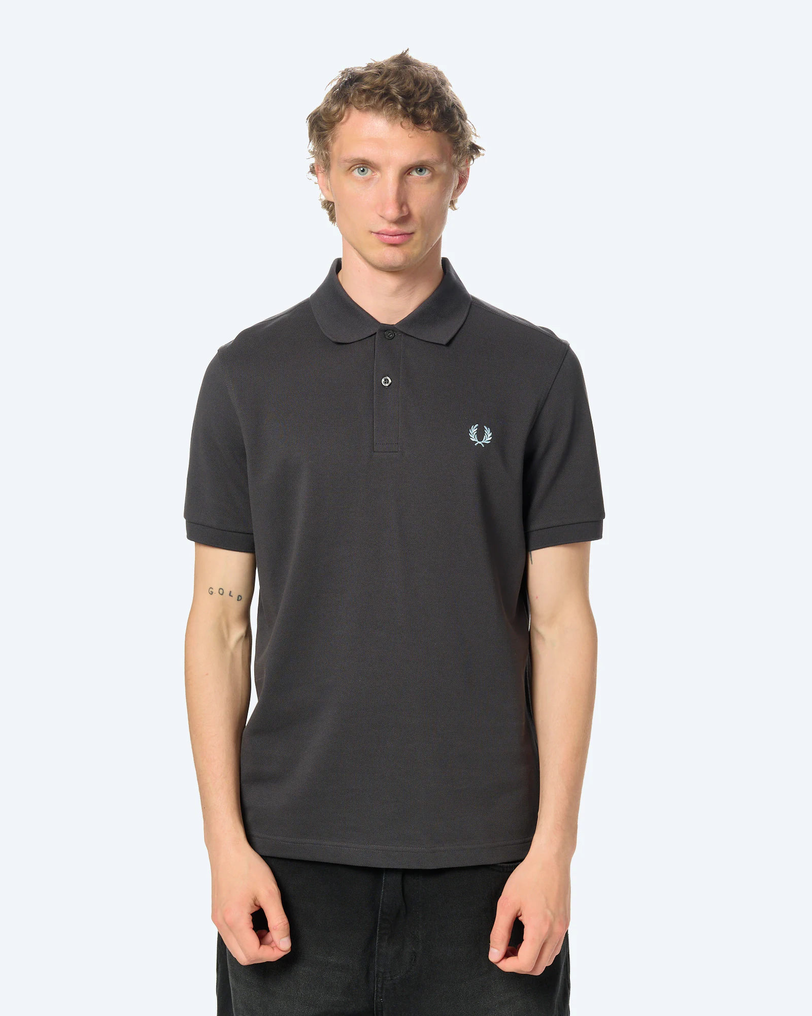 Fred Perry The Fred Perry Shirt Anchor Grey / Light Ice