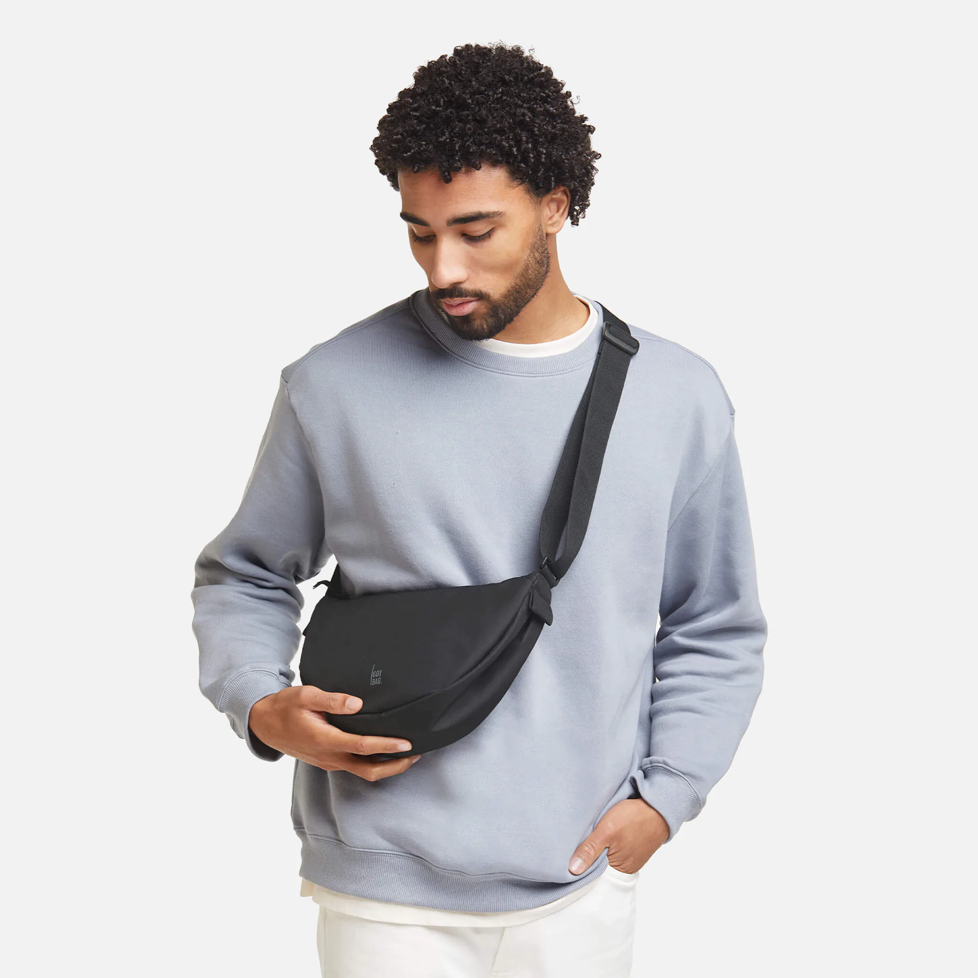 Got Bag Moon Bag Small Black