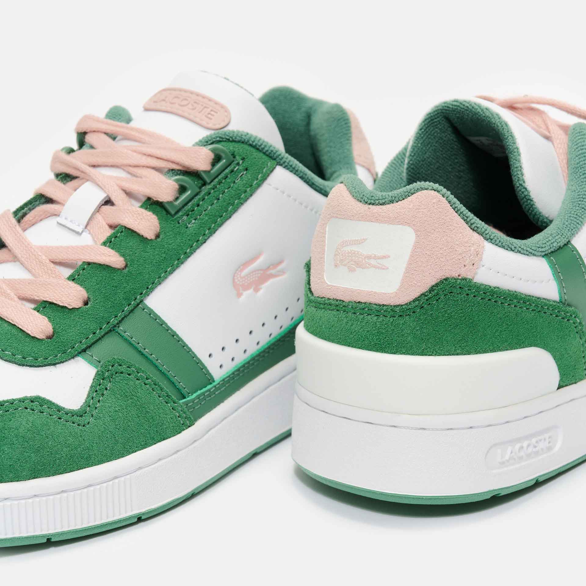 Lacoste T-Clip 123 Sneaker White/Green/Light Pink