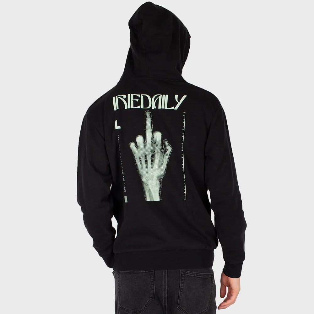 Iriedaily Rayfinger Hoodie Black