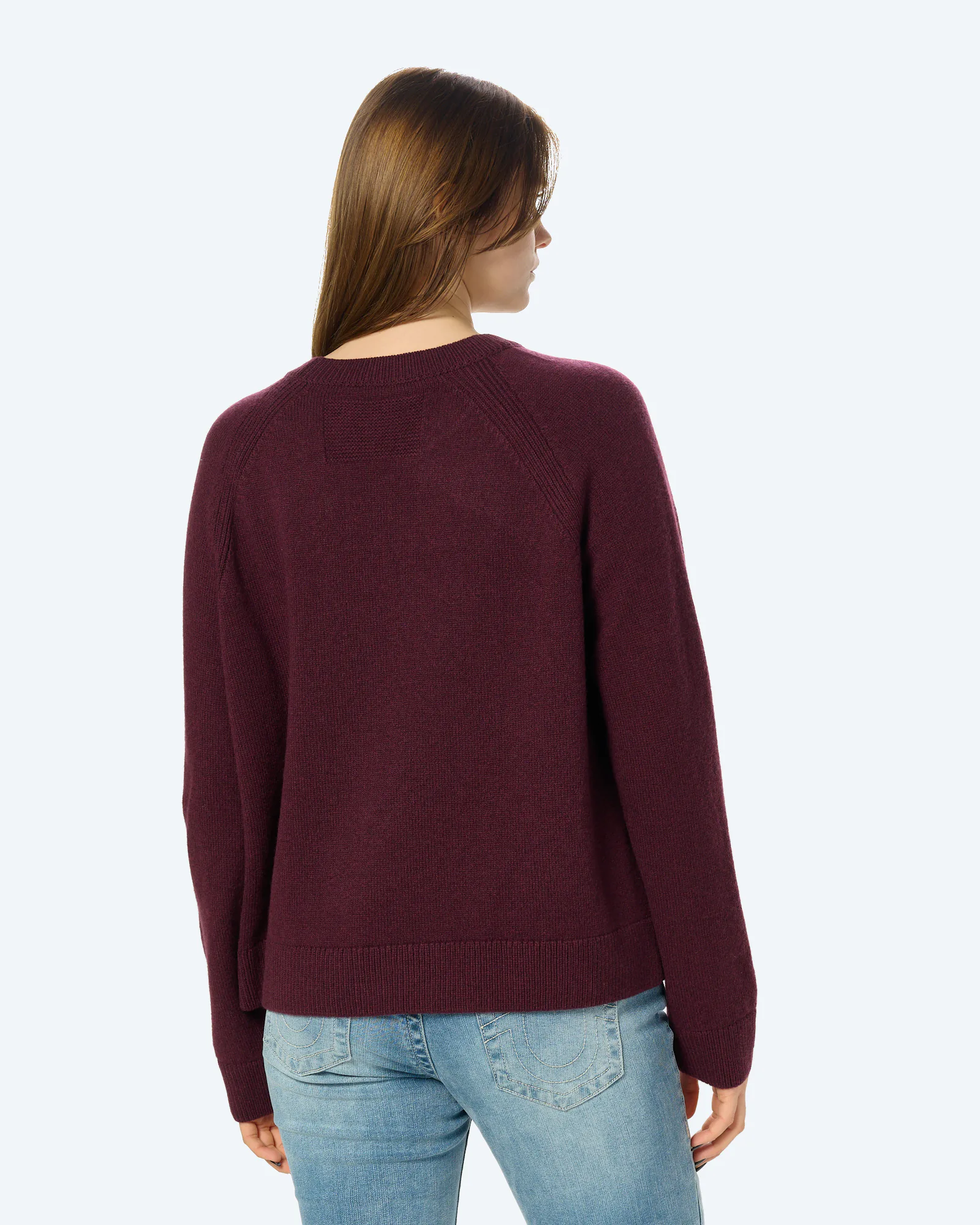 ARMEDANGELS LILIRIAA REGLANA Sweatshirt Dark Cranberry