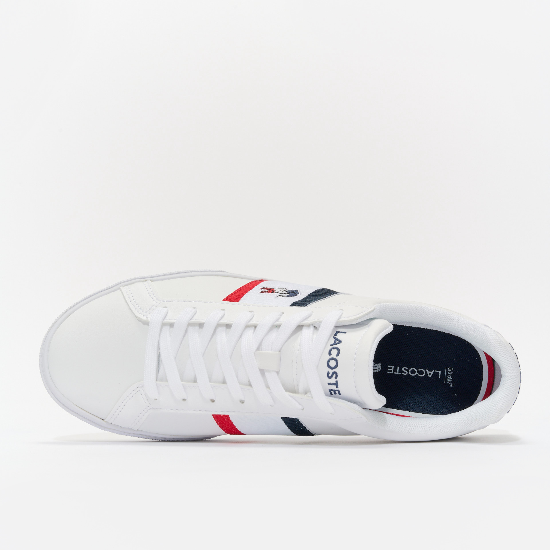 Lacoste Lerond Pro Trikolor Sneaker White/Navy/Red