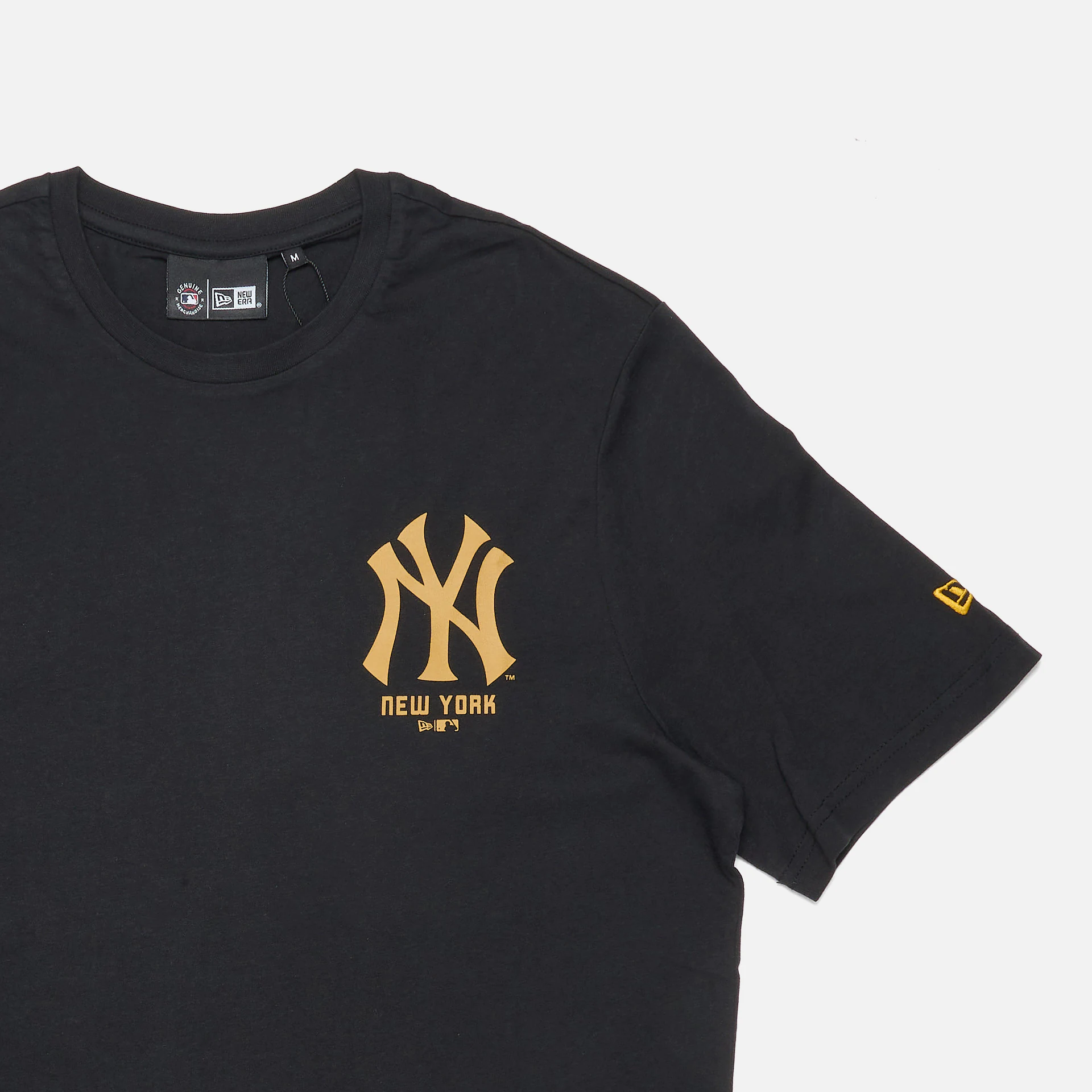 New Era MLB NY Yankees Team Graphic Backprint T-Shirt Black/Bronze