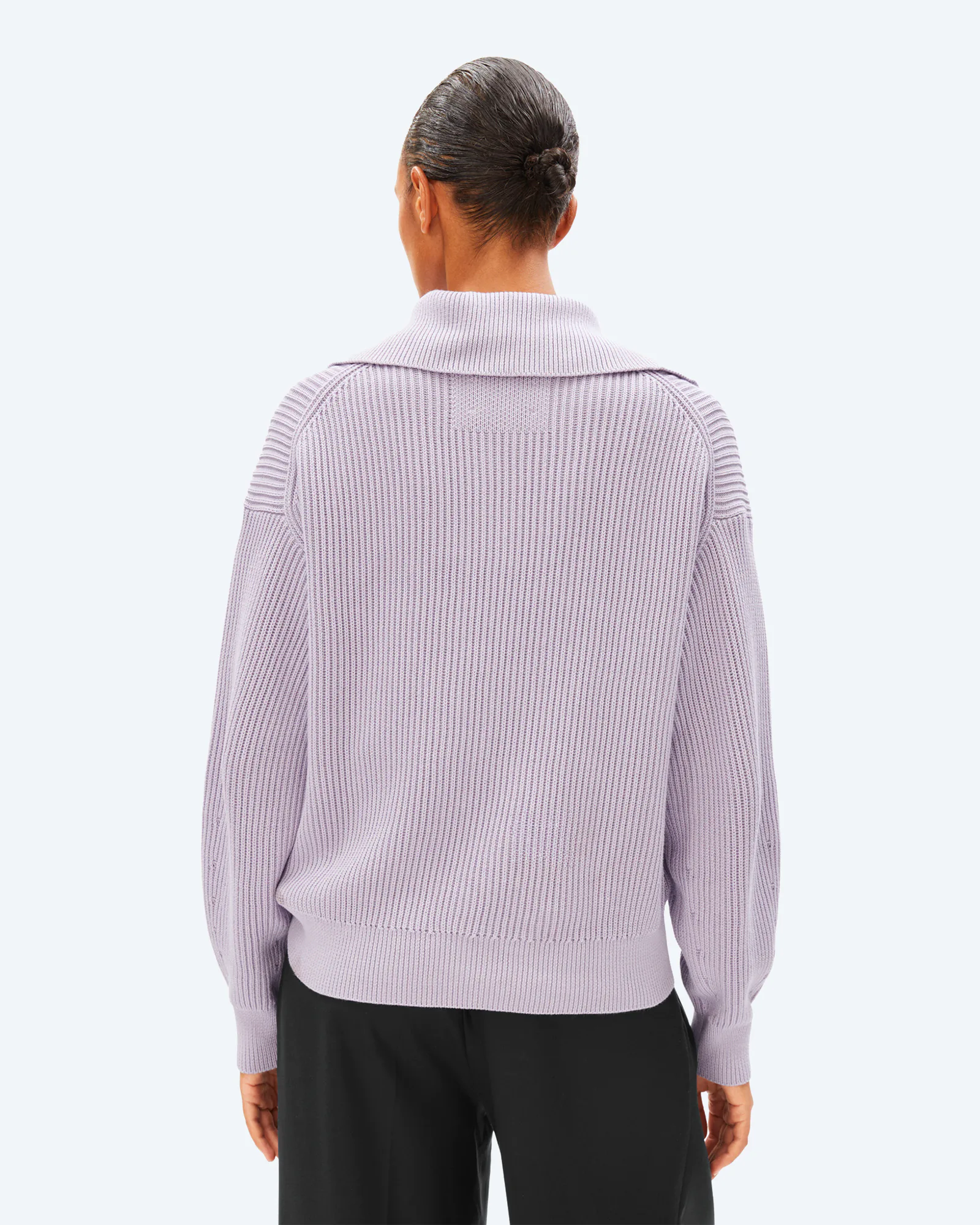 VANISÉ RIB KNIT TROYER moonlit lilac-dark moonlit lilac