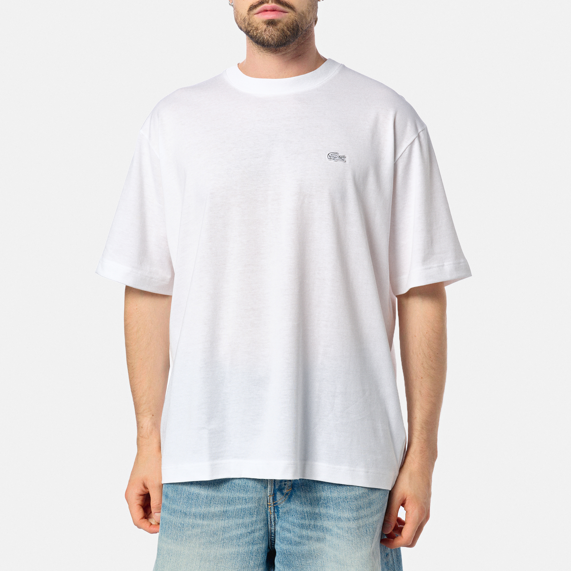 Lacoste Loose Fit-T-Shirt White