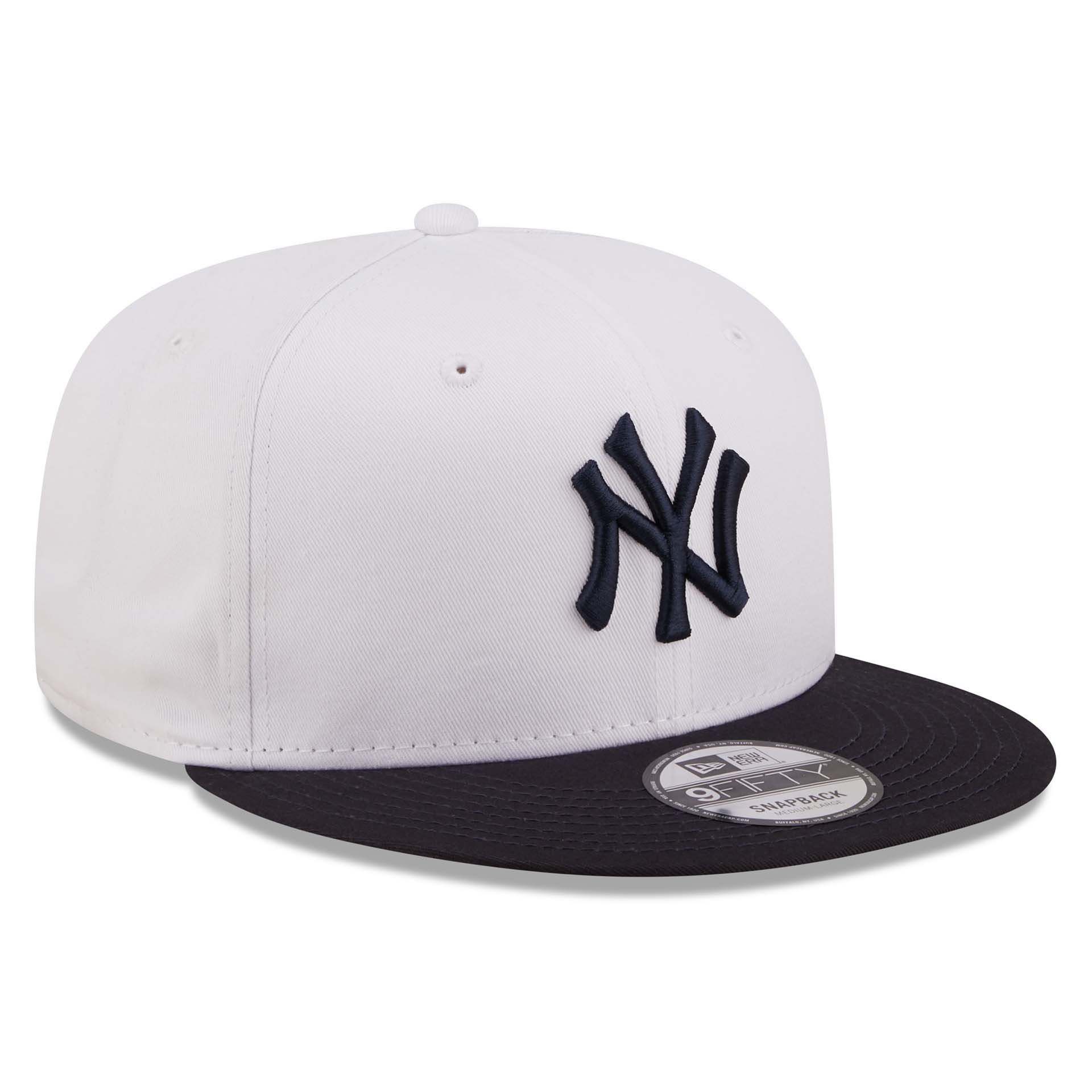 New Era MLB NY Yankees White Crown 9Fifty Snapback Cap White 