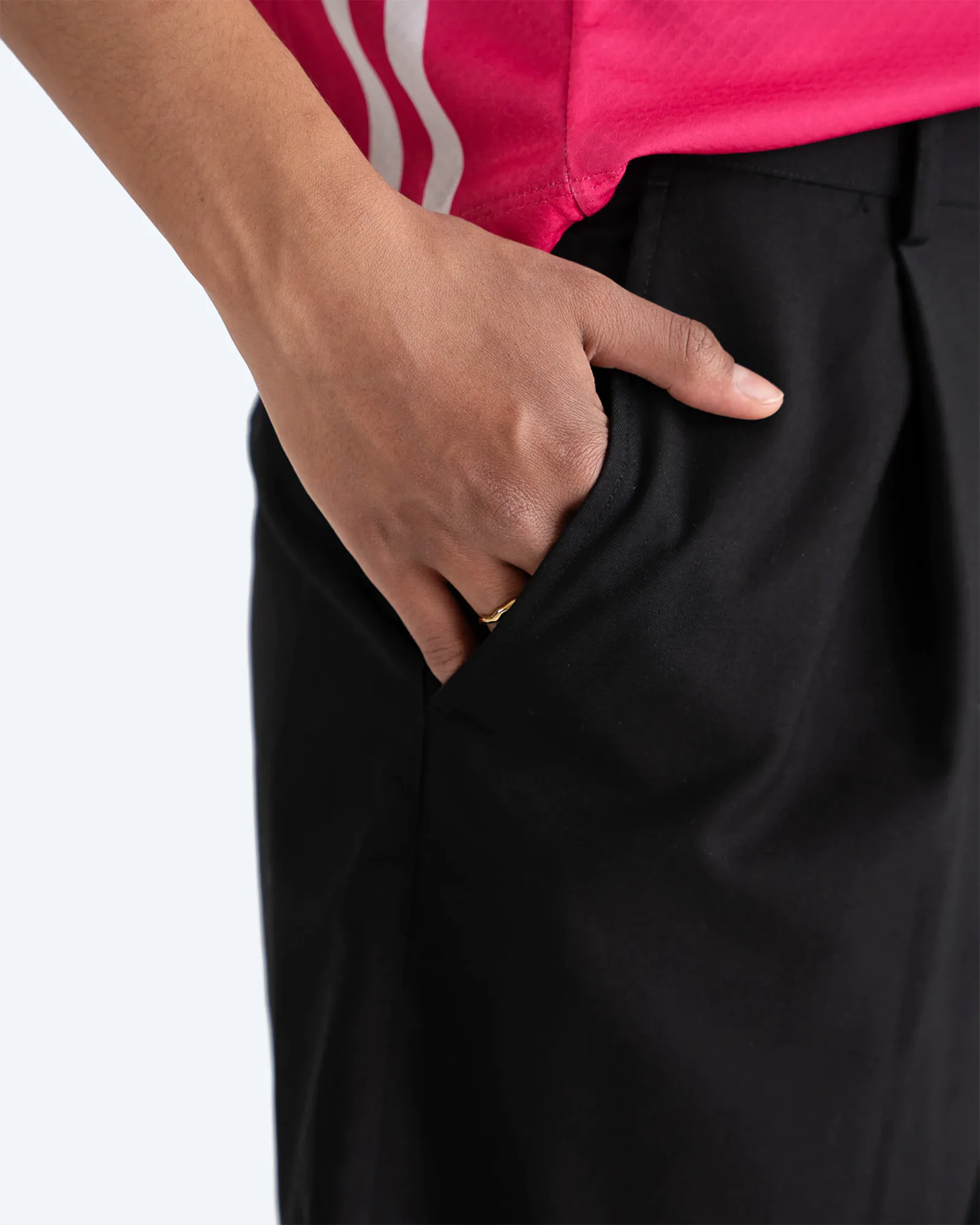 Prohibited Pleated Shorts Black