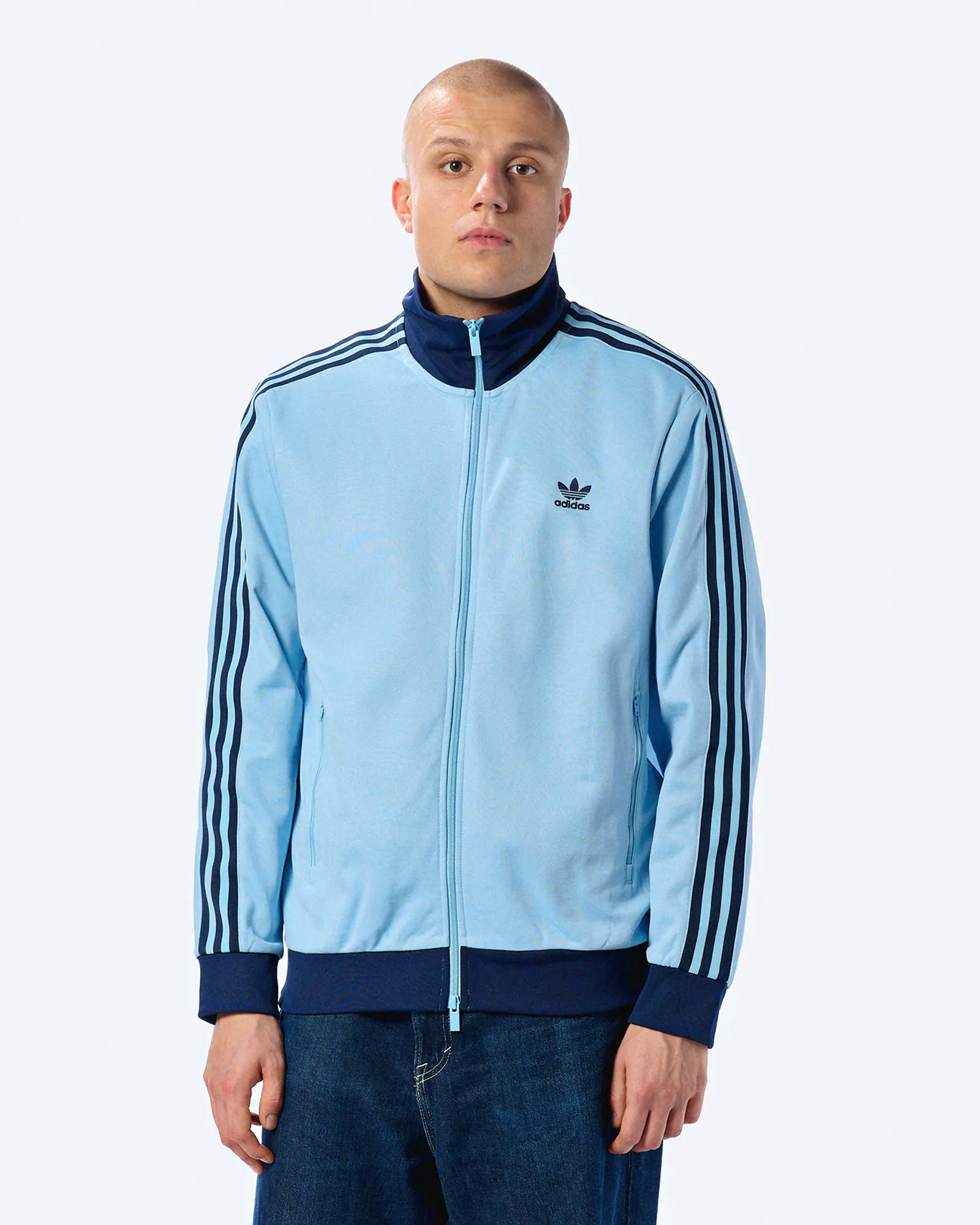 adidas Originals Classic Track Jacket Clear Sky/Night Indigo