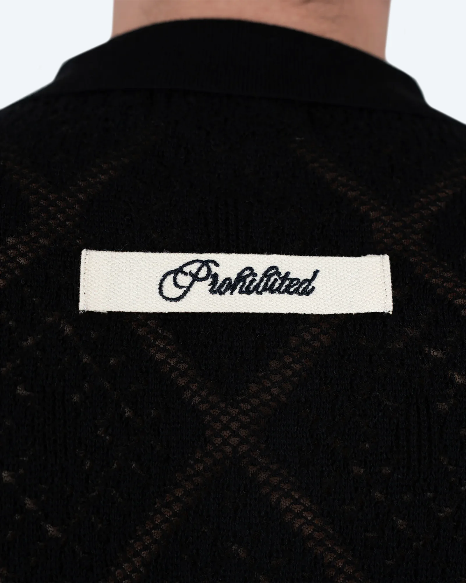 Silent Bay Lace Shirt Black