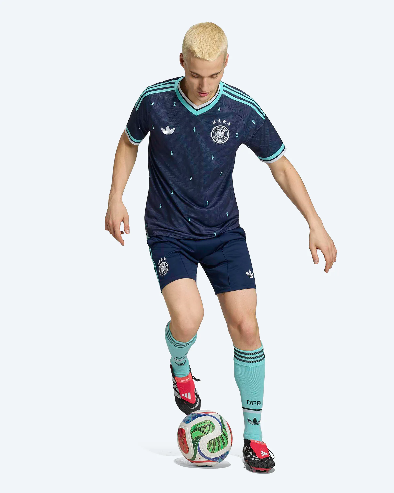 DFB Away Shorts Navy