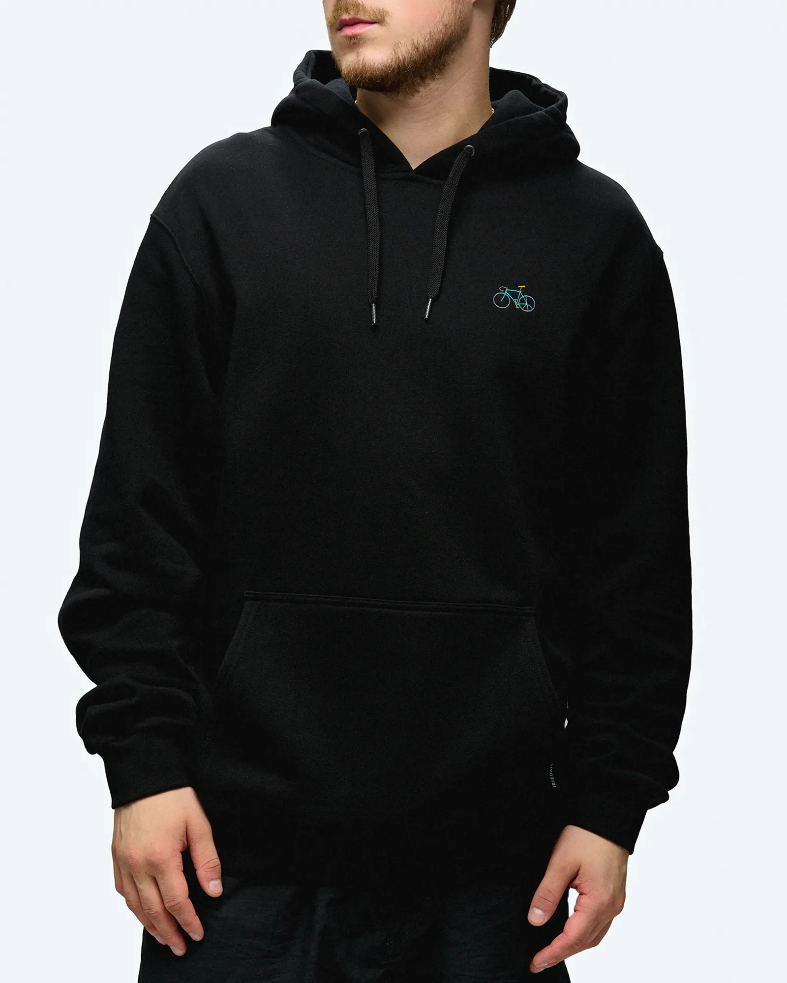 Iriedaily Peaceride Embroidered Hoodie Black Iriedaily Peaceride Embroidered Hoodie Black