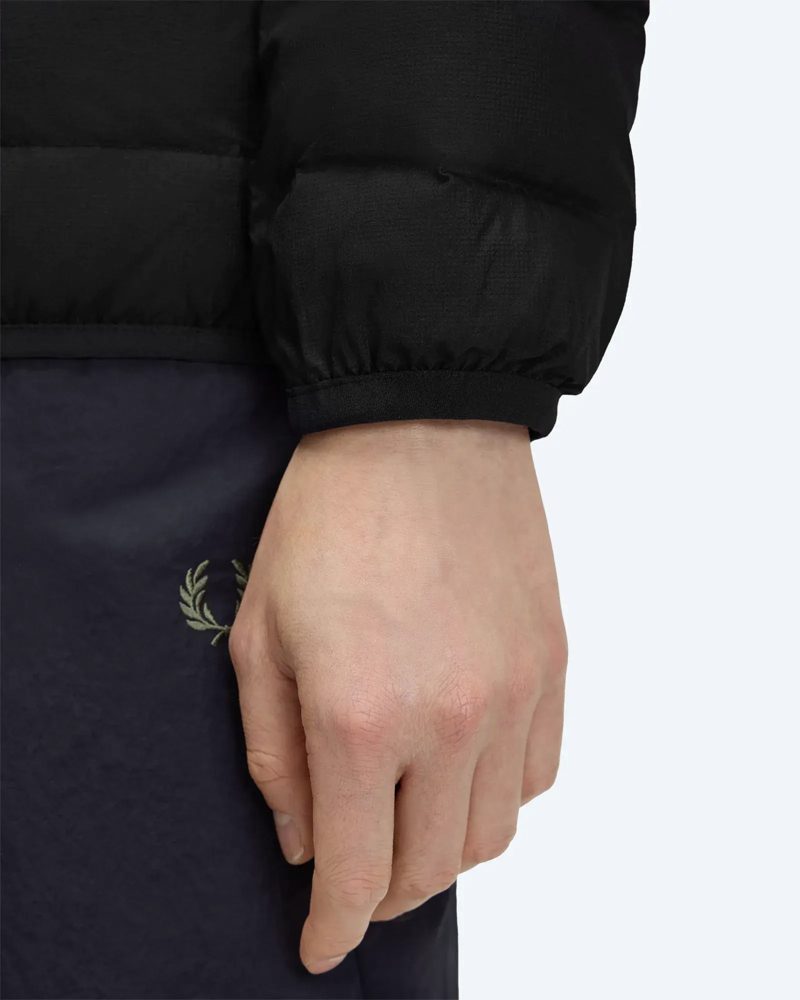 Hooded Insulated Jacket Black