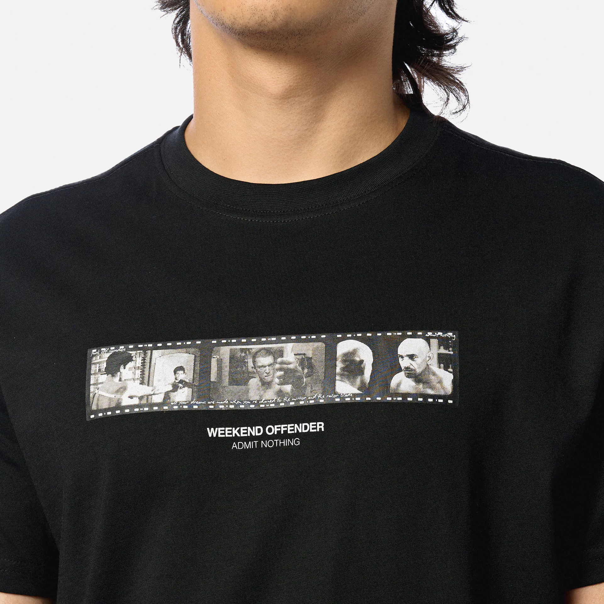 Weekend Offender Reflection T-Shirt Black