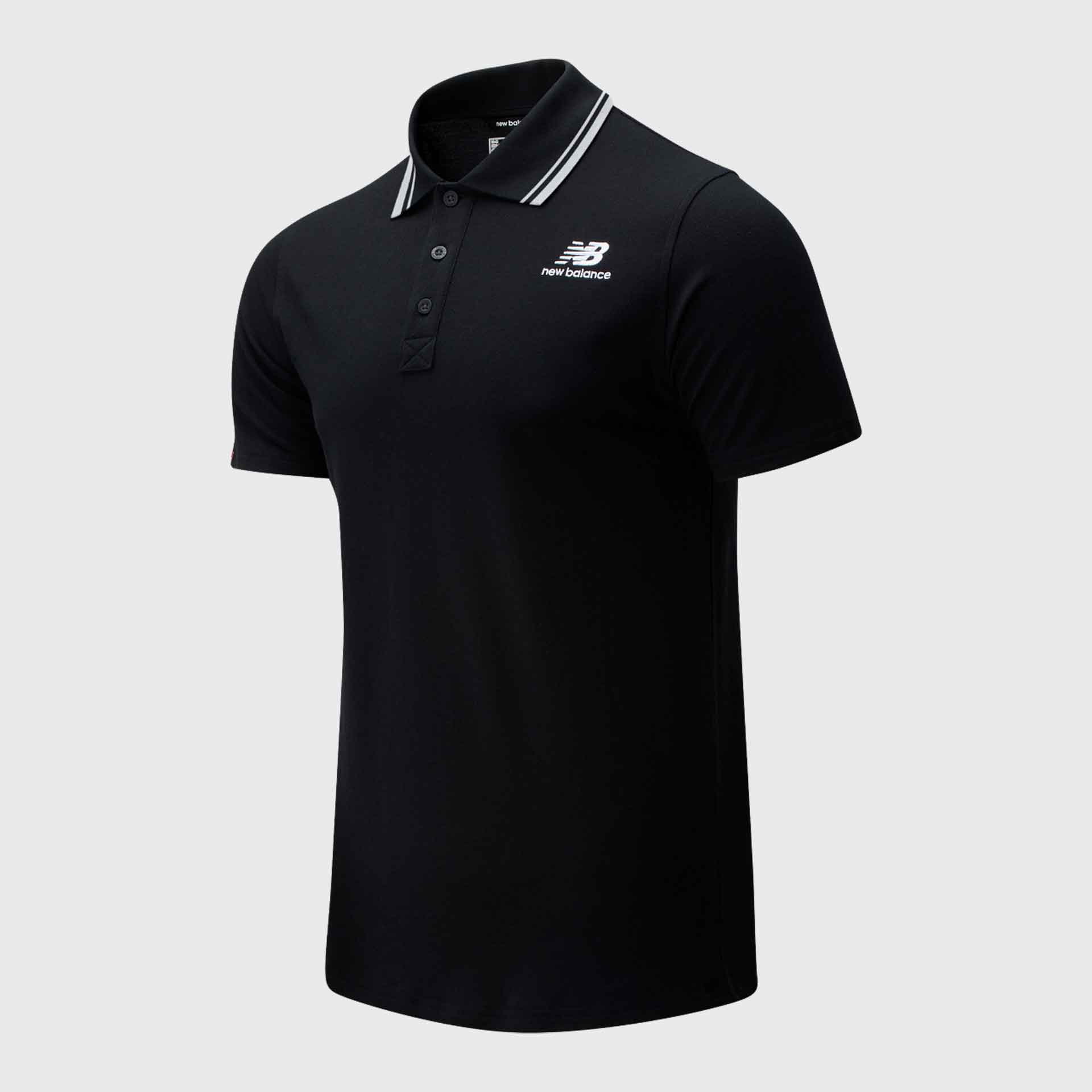 New Balance Classic Short Sleeve Polo Black