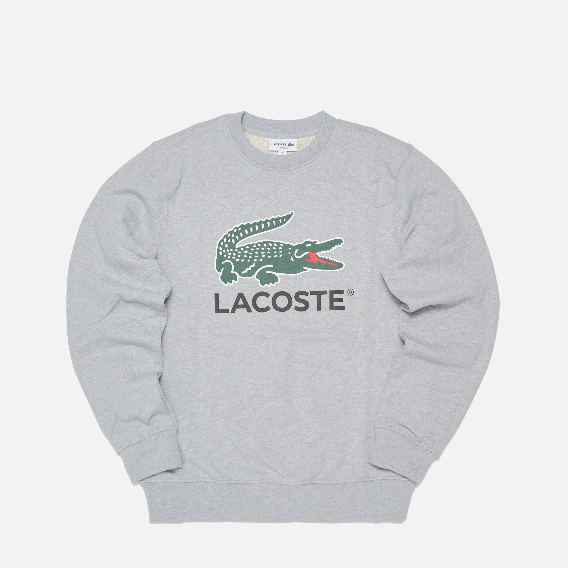 Lacoste Flannel Sweatshirt Silver Chine