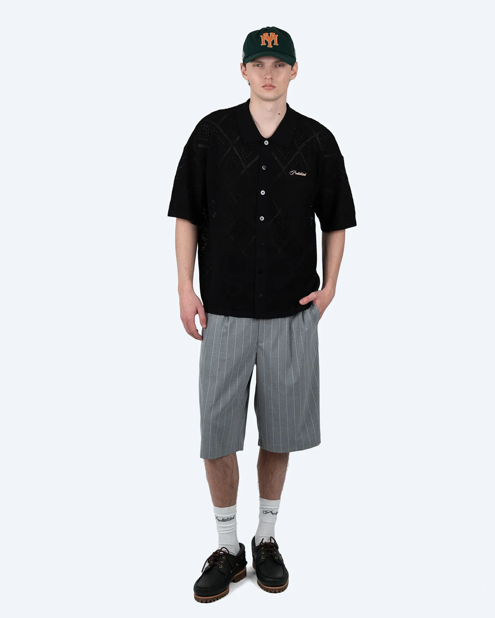 Silent Bay Lace Shirt Black