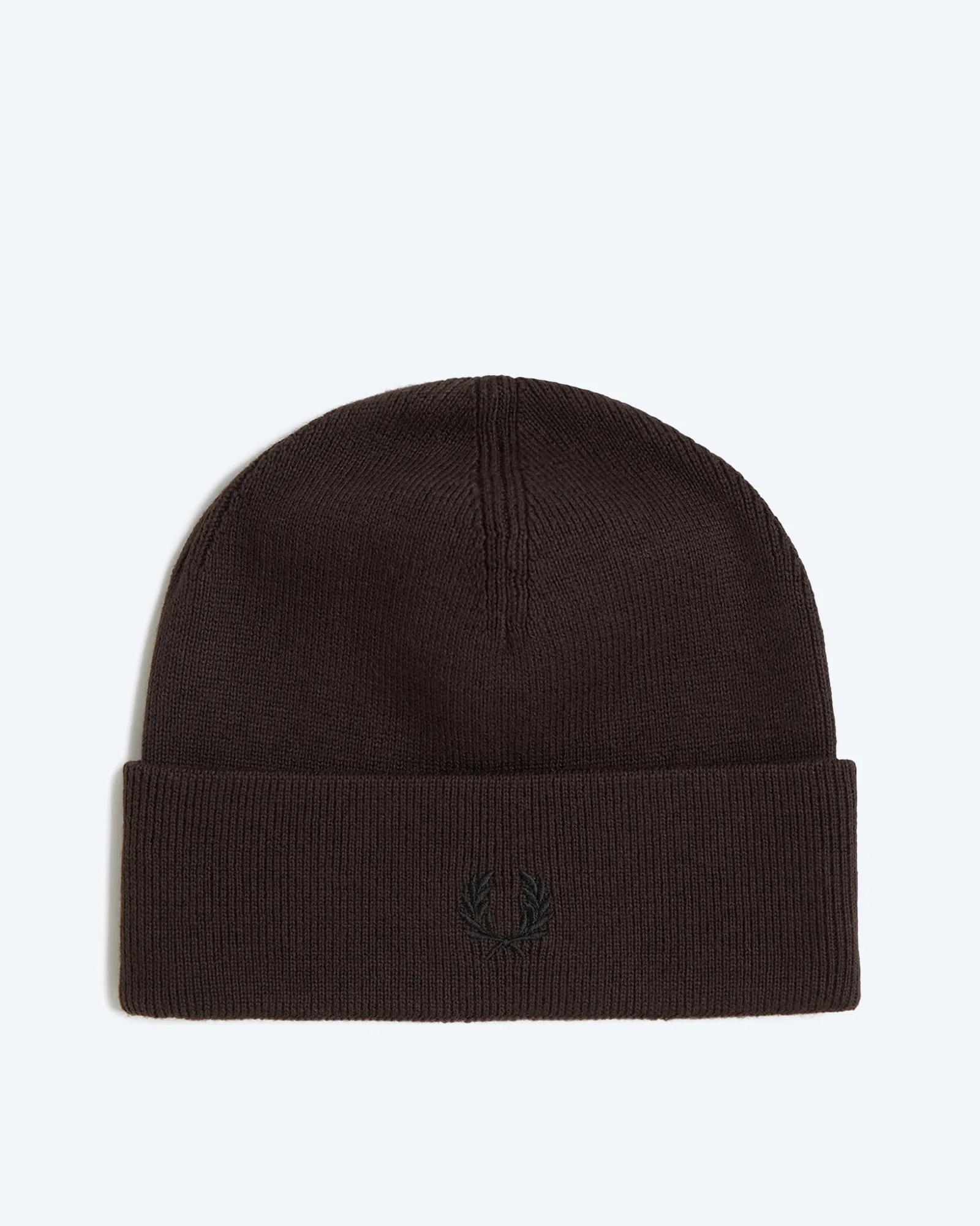 Classic Merino Wool Beanie Rich Brown