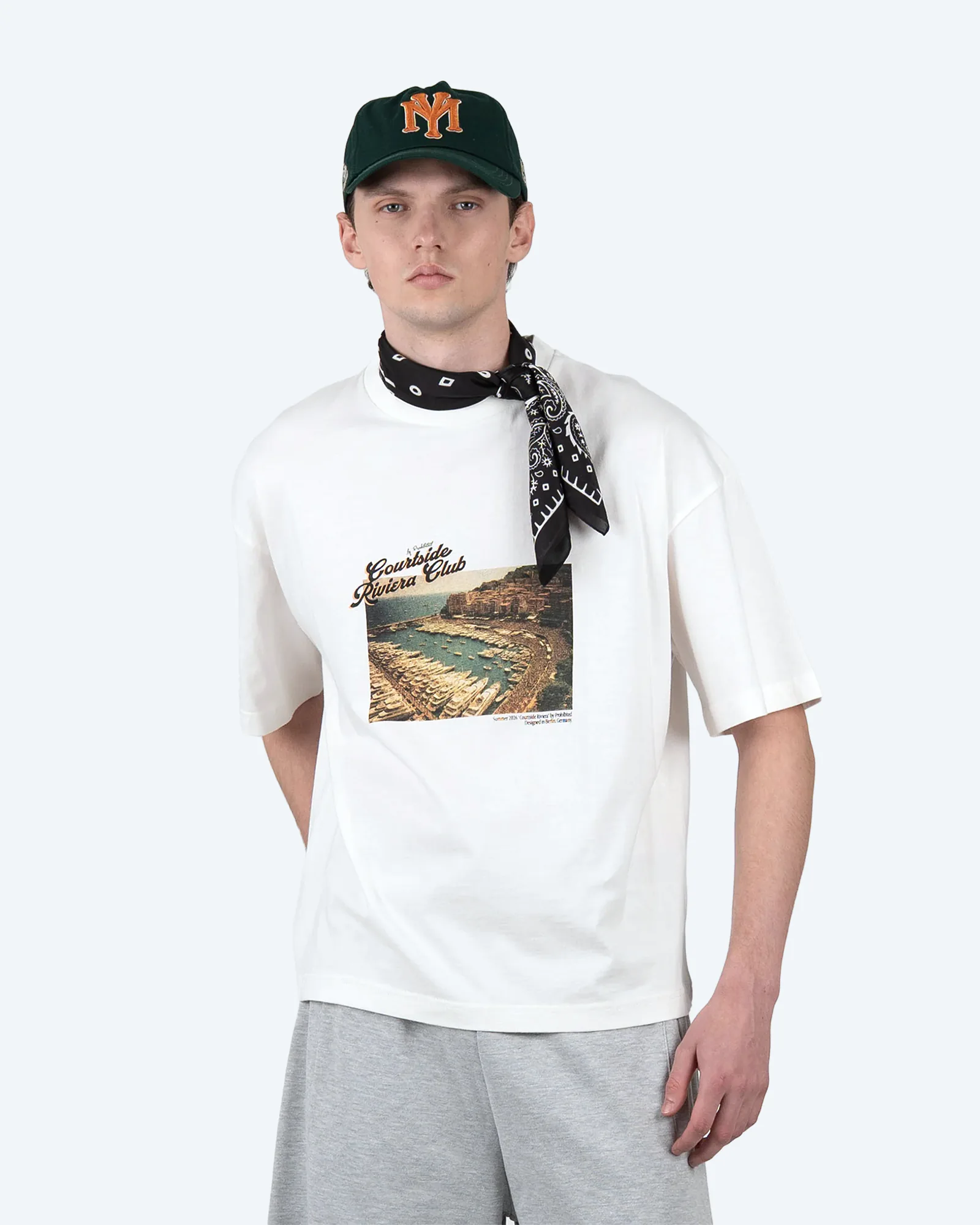 Champagne Courtside T-Shirt Off-White