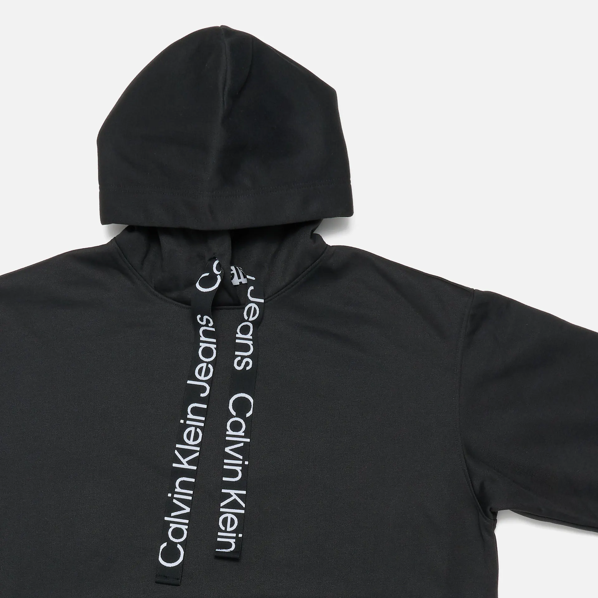 Black and white calvin klein hoodie sales