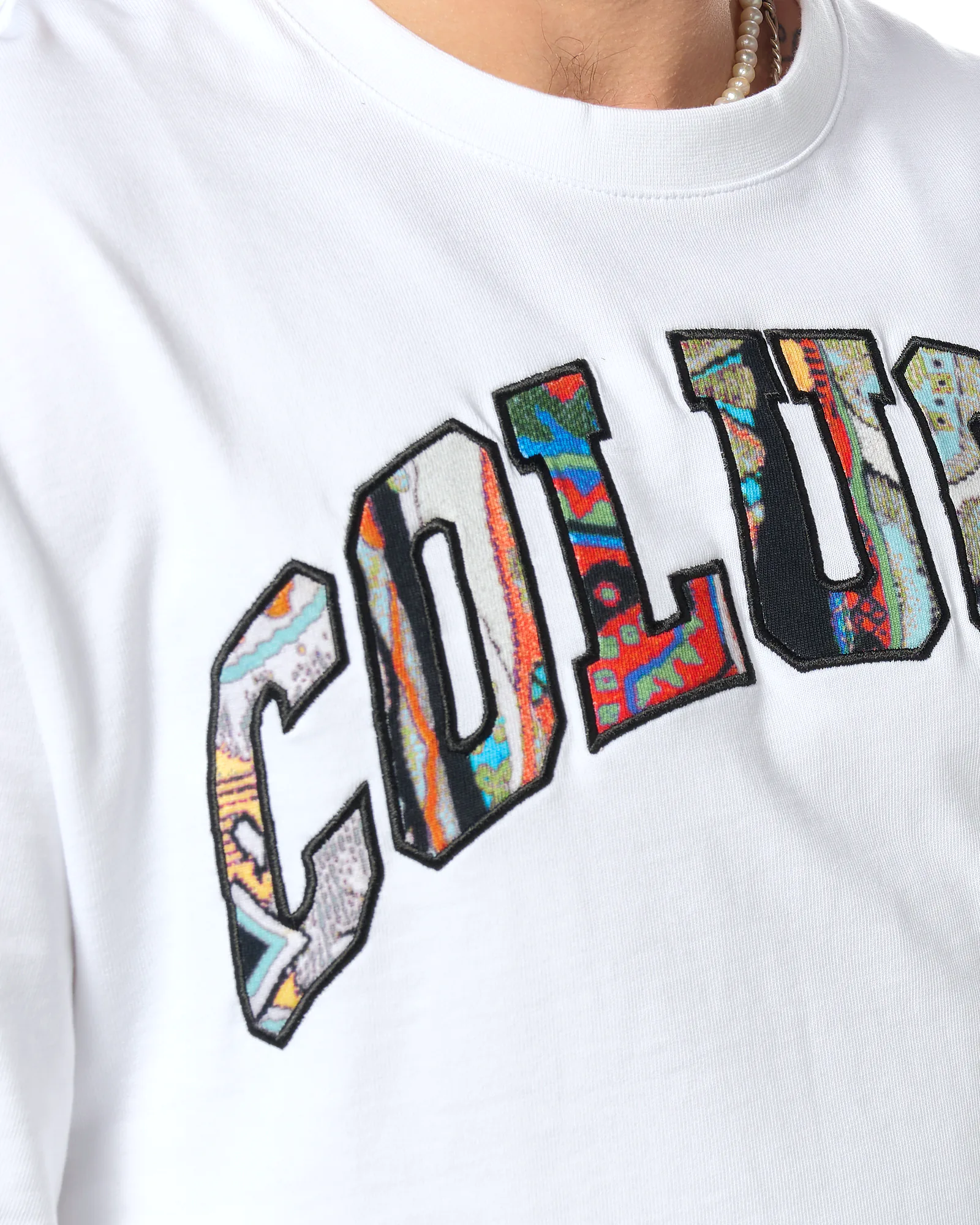 Colucci Logo T-Shirt College Light White/Aop Multi