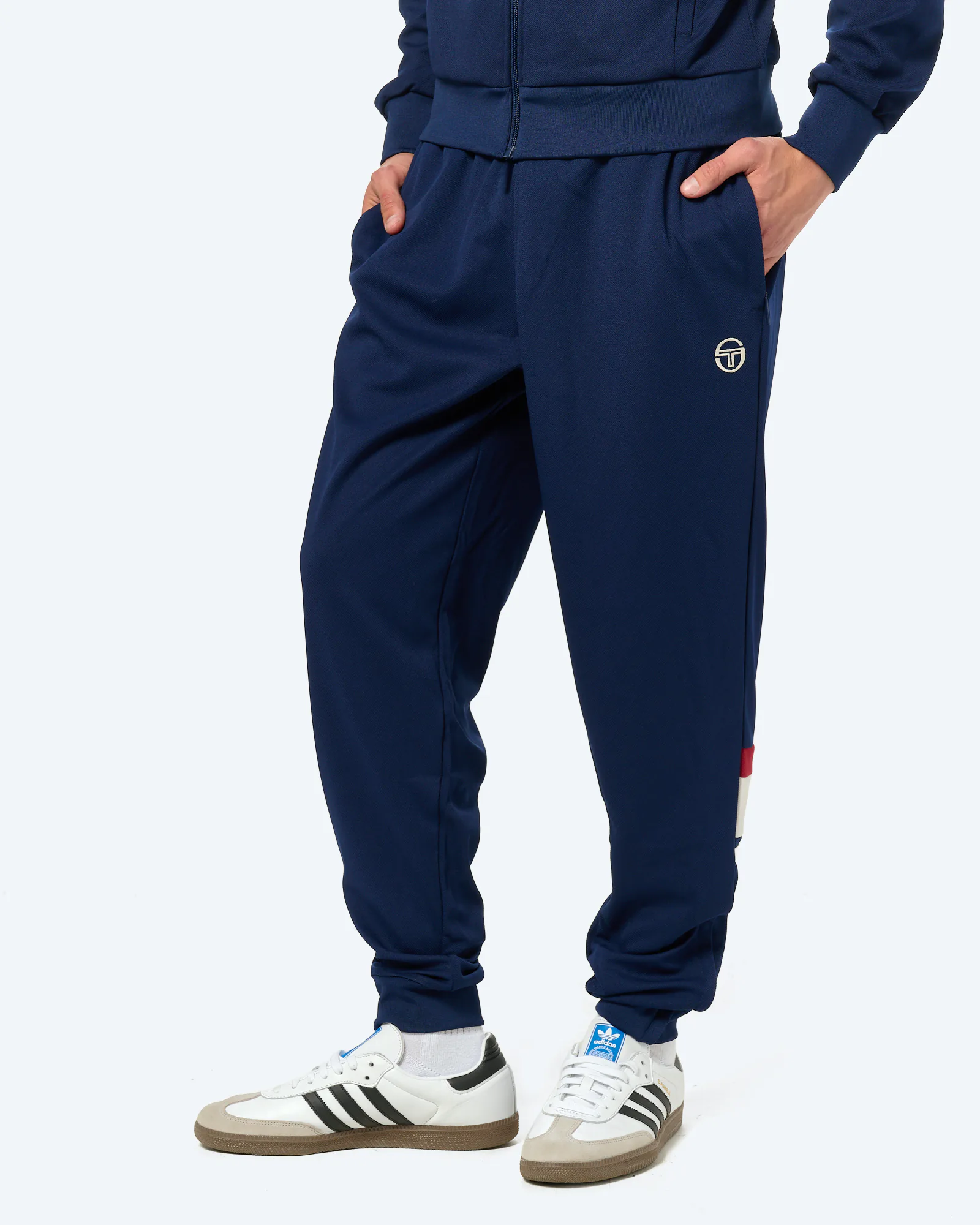 Camarindo Pants Navy/Tibetan Red