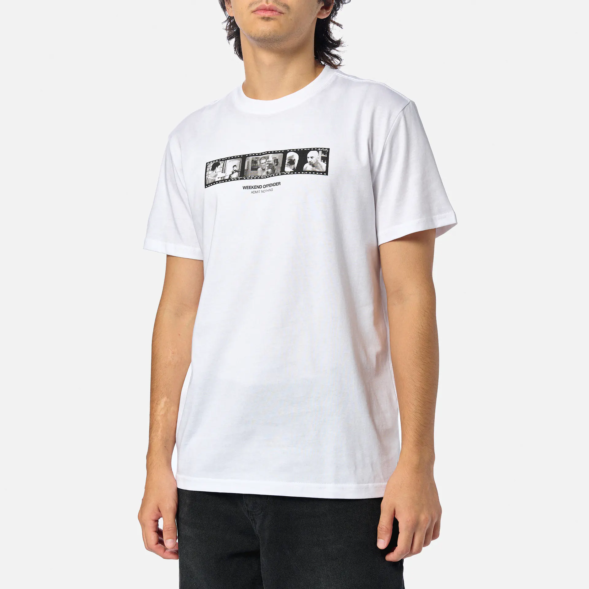 Weekend Offender Reflection T-Shirt White
