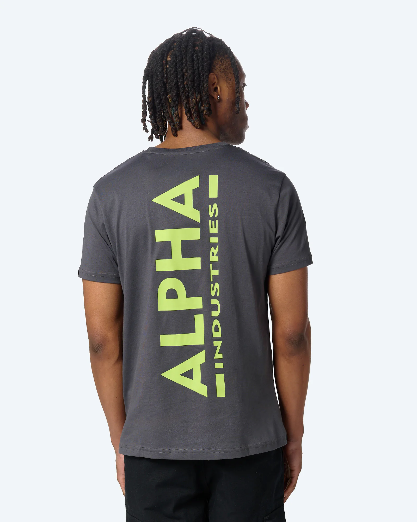 Alpha Industries Backprint T-Shirt Vintage Grey