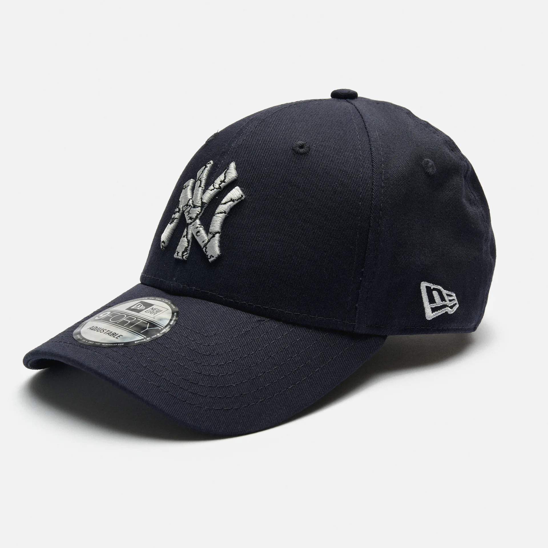 New Era MLB NY Yankees Marble Infill 9Forty Cap Navy/Grey