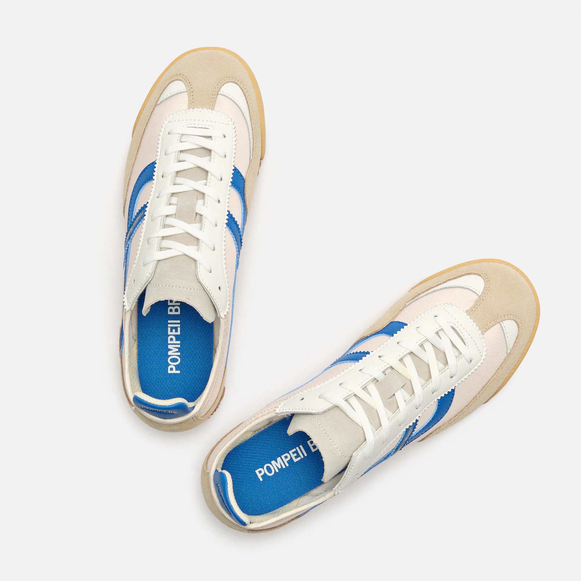 POMPEII Kite Nylon Sneaker Off White/Blue