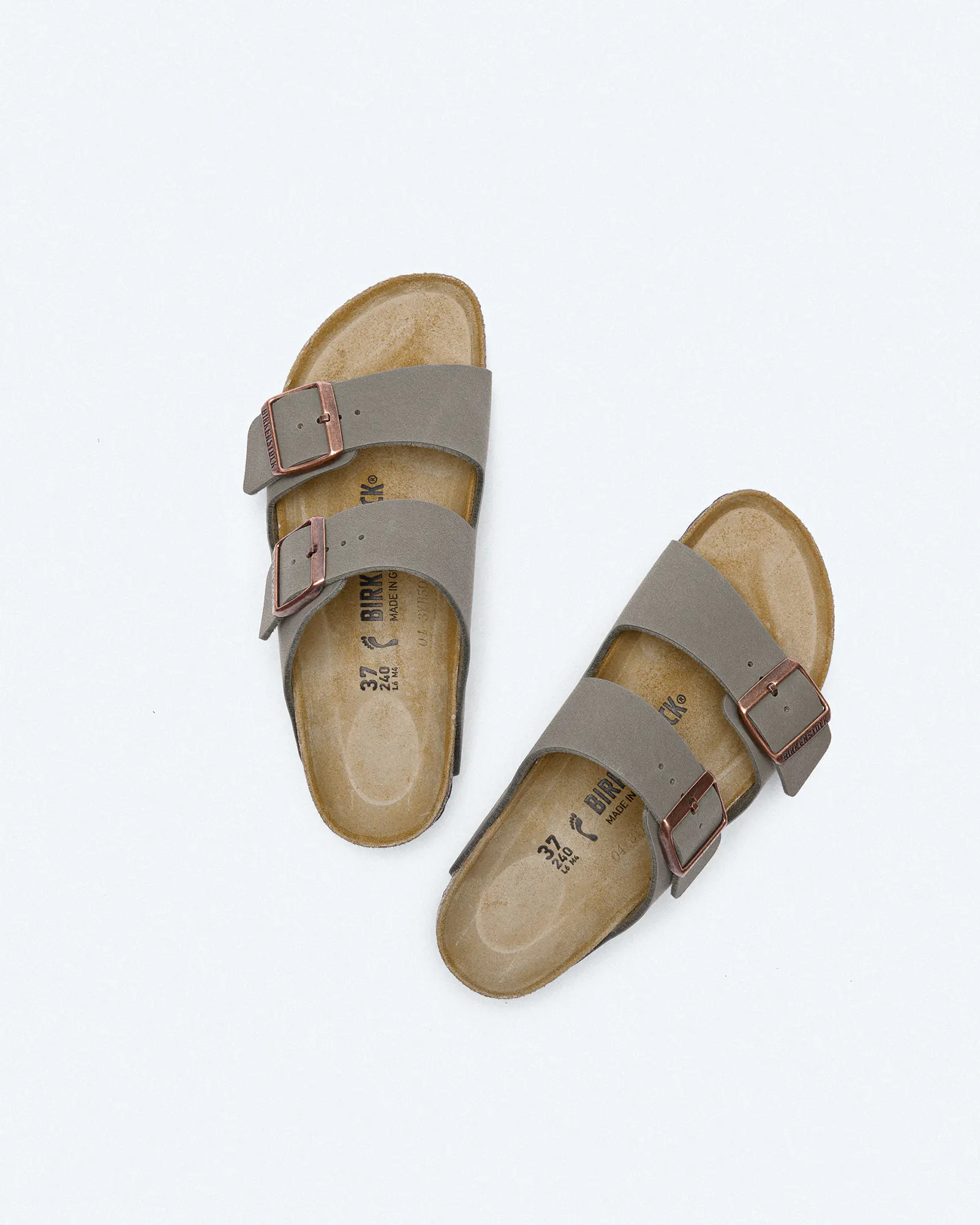Birkenstock arizona stone nubuck on sale
