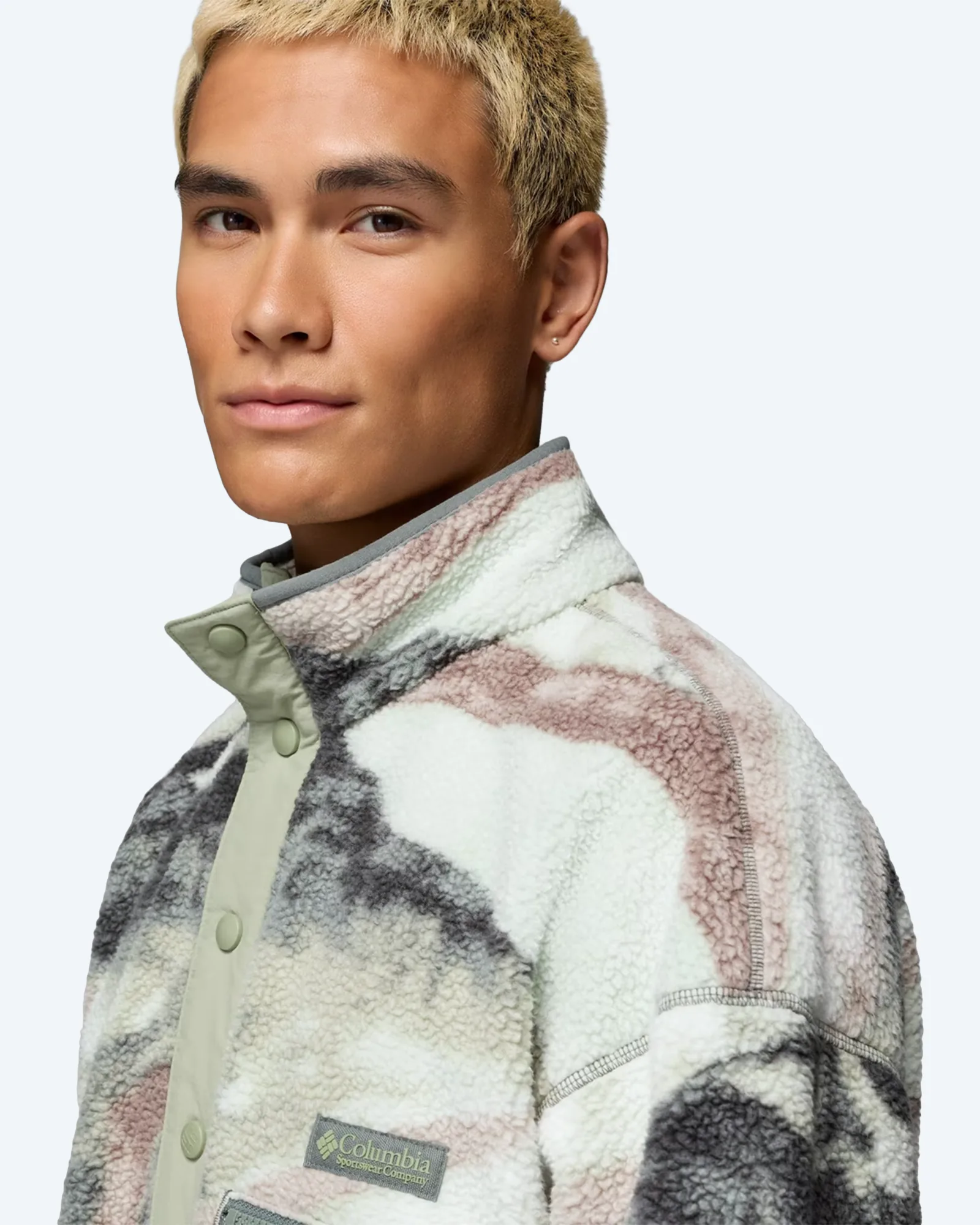 Helvetia™ II Printed Half Snap Fleece Sedona Sage Sum