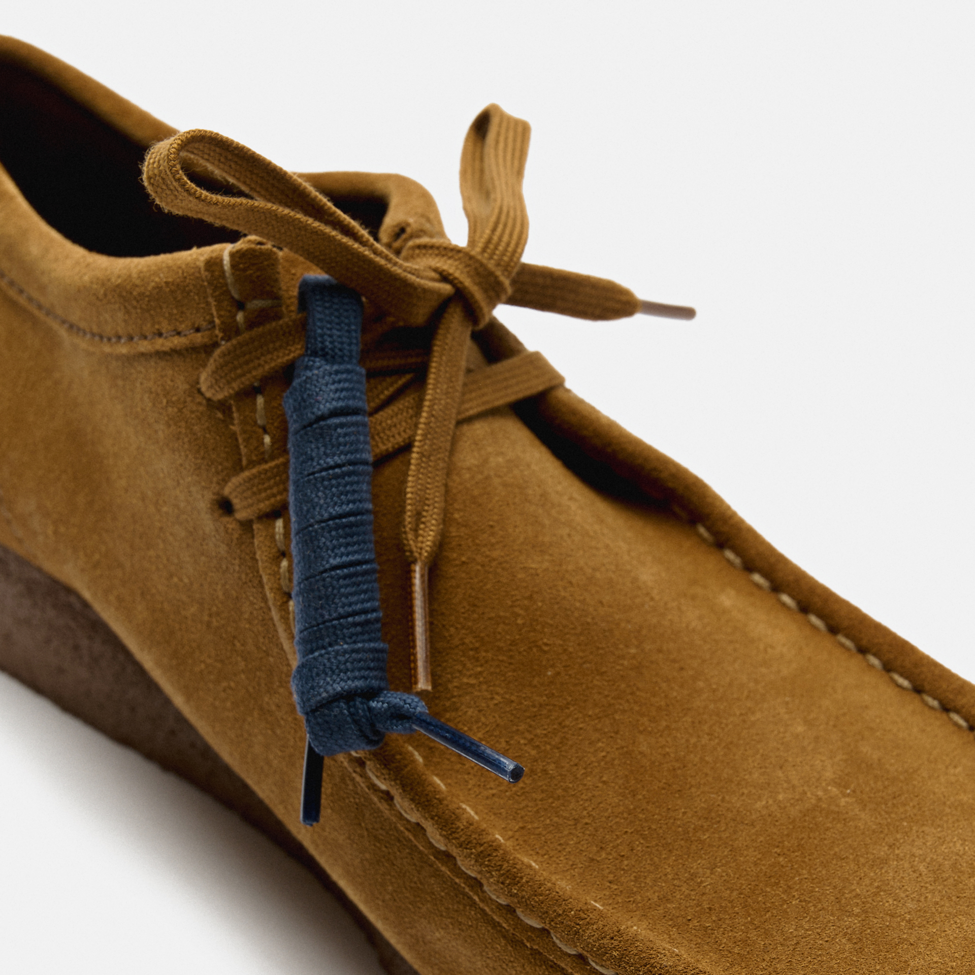 Clarks Men's Wallabee Suede Shoes Cola