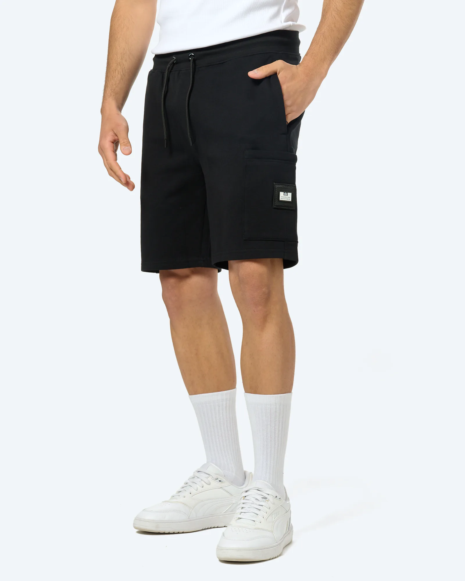 Weekend Offender Hawkins Zip Pocket Short Black