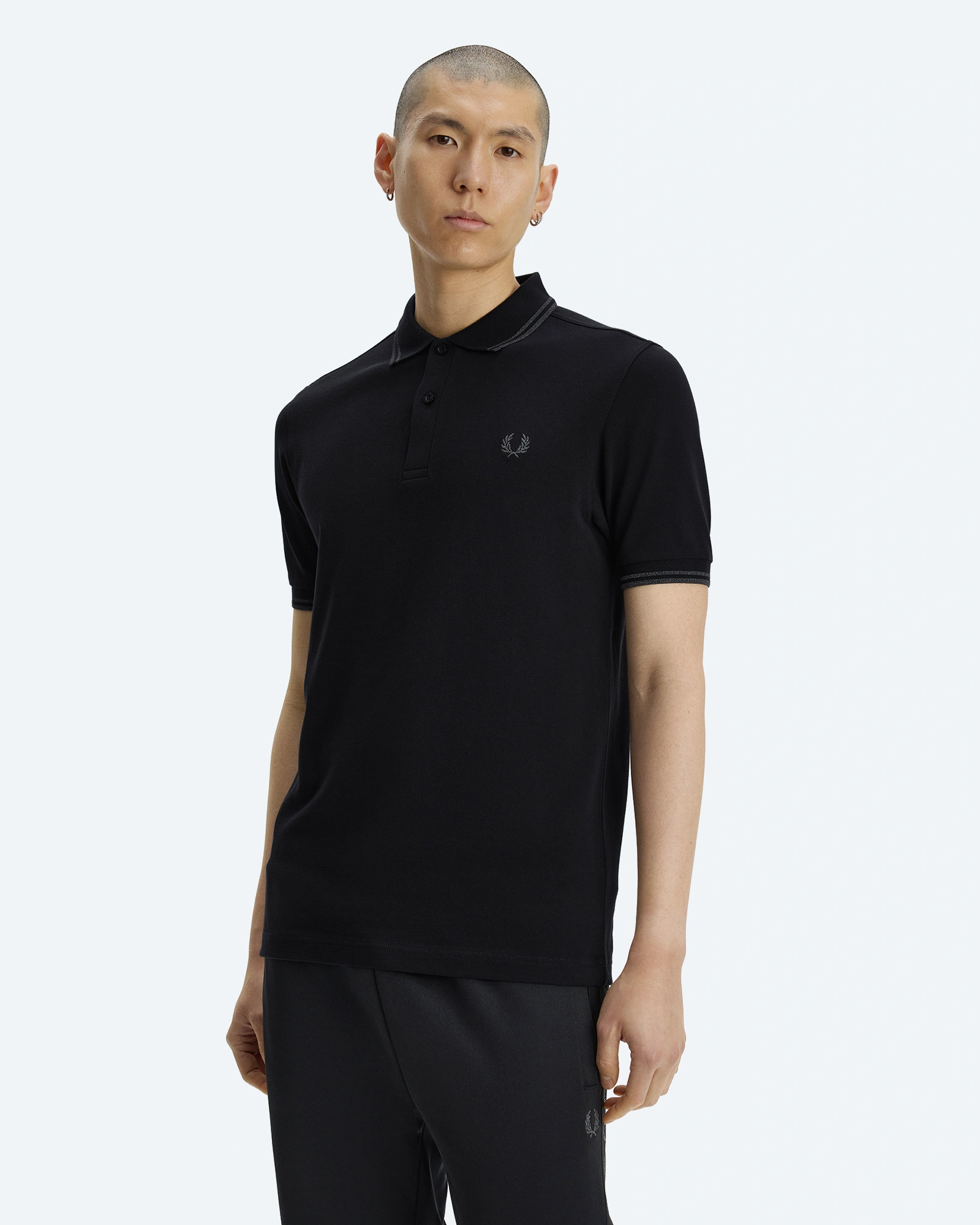 Twin Tipped Polo Shirt Black/Reflective Black/Reflective Black