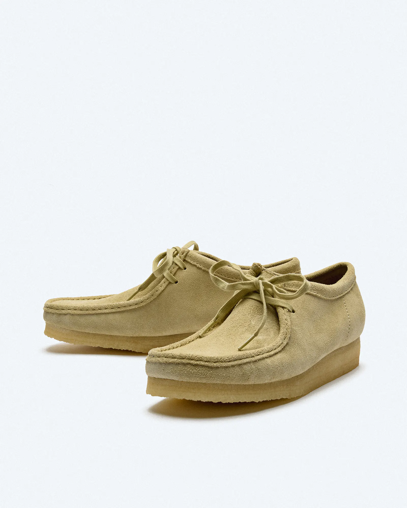 Clarks Men's Wallabee Suede Shoes Maple