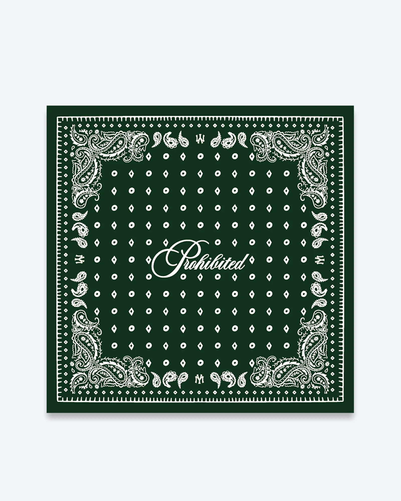 Prohibited Scarf Green 